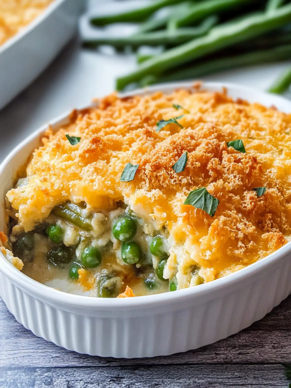 Cheddar Bay Green Bean Casserole That Steals the Show 2 Cheddar Bay Green Bean Casserole