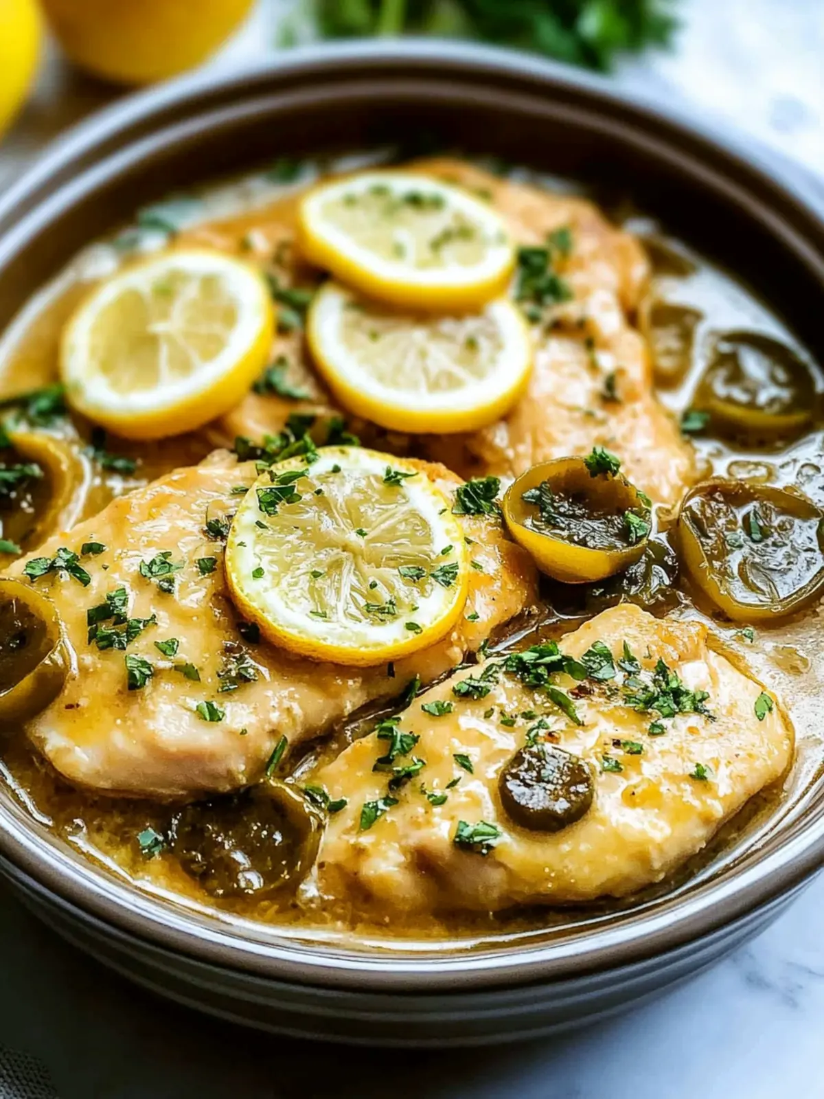 Crockpot Chicken Piccata: Effortless Zesty Comfort Food 4 Crockpot Chicken Piccata