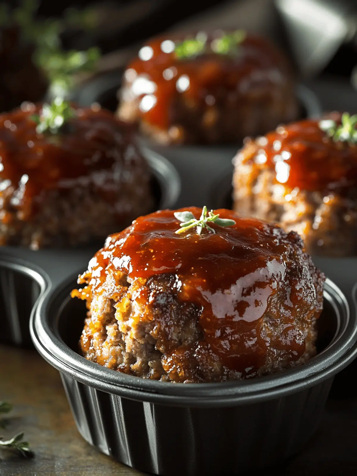 Meatloaf in a Muffin Pan: Quick and Flavorful Comfort Bites 2 Meatloaf in a Muffin Pan