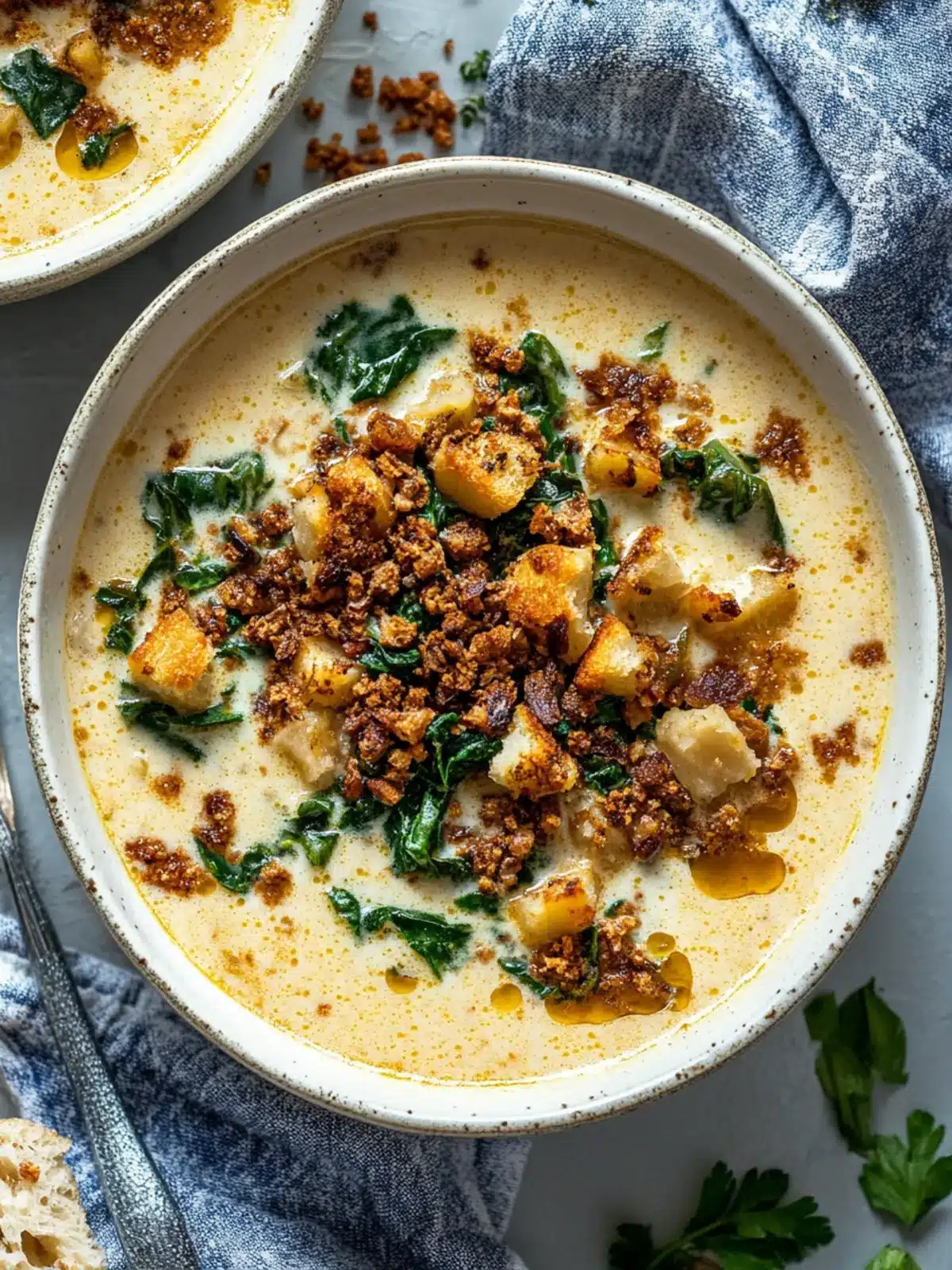 Creamy Vegan Zuppa Toscana to Warm Your Soul 3 Vegan Zuppa Toscana