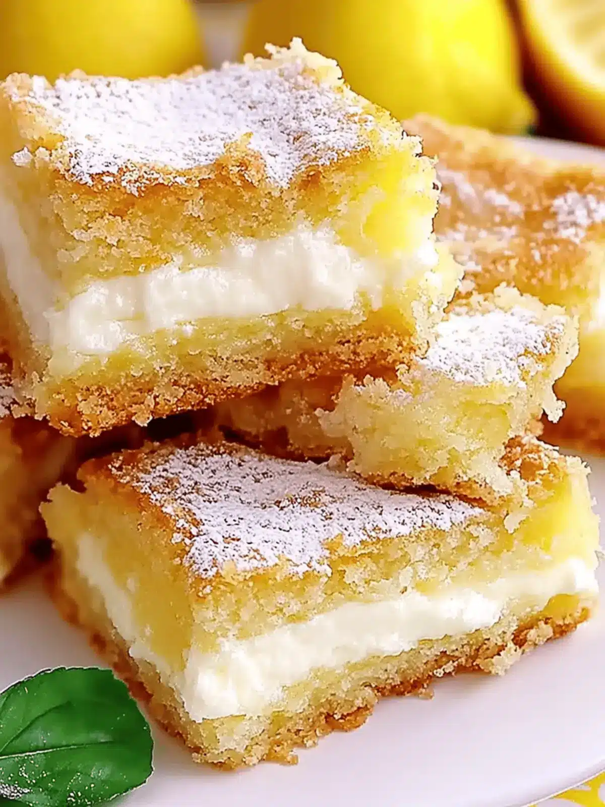 Lemon Cream Cheese Bars: A Tangy Treat Everyone Will Love 4 Lemon Cream Cheese Bars