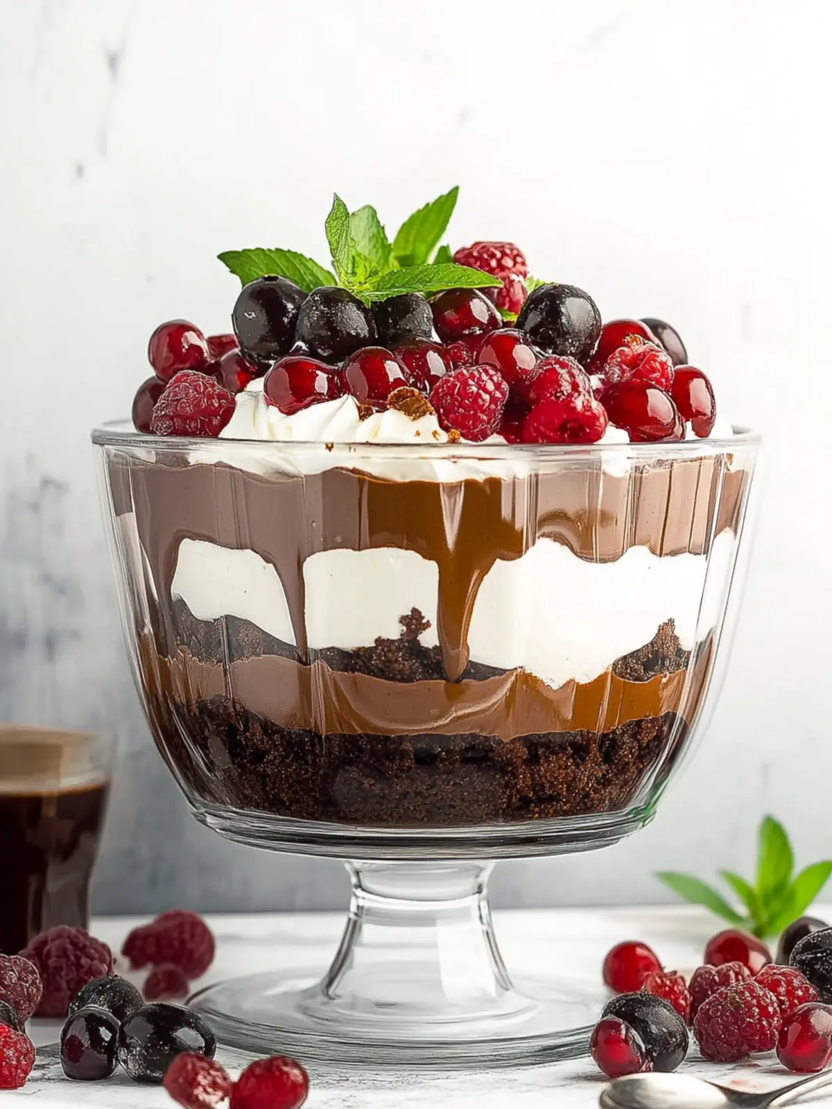 Indulge in Black Forest Trifle: A Decadent Delight! 2 Black Forest Trifle