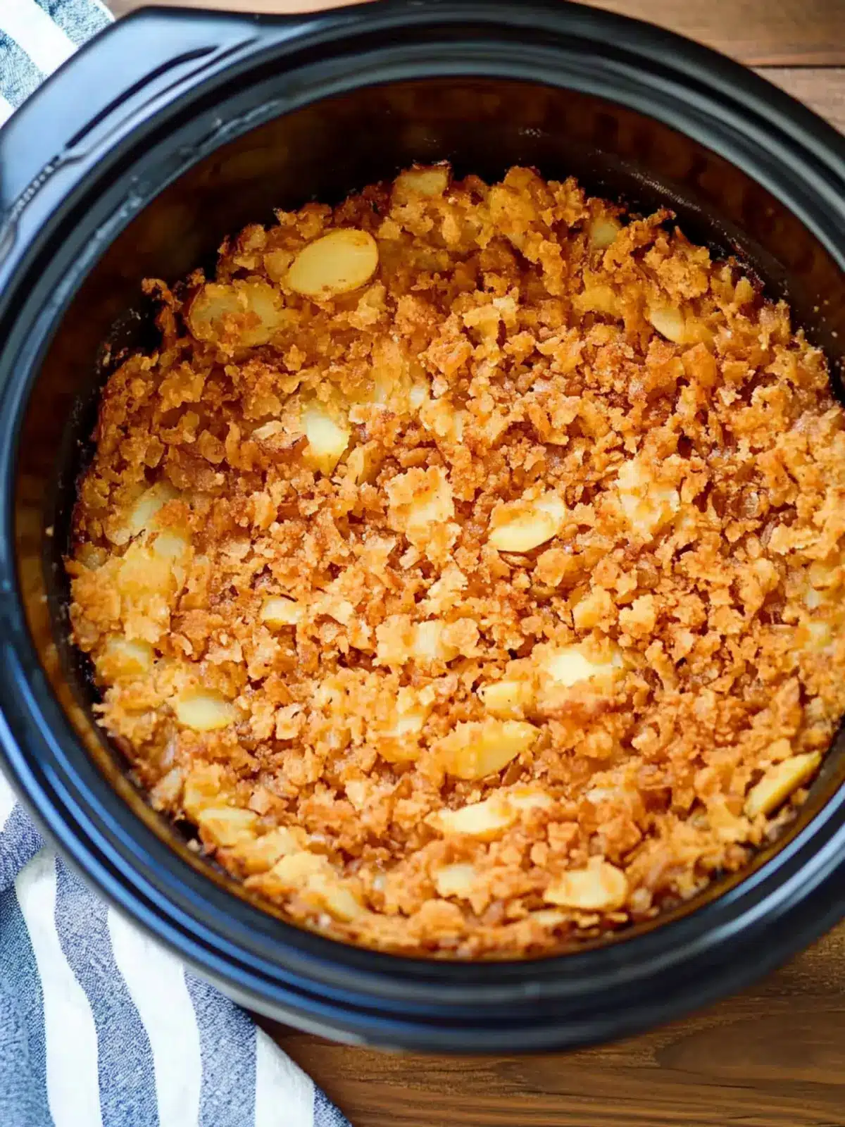 Irresistible Slow Cooker Funeral Potatoes Cheesy Hash Brown Casserole 2 Slow Cooker Funeral Potatoes (Cheesy Hash Brown Casserole)