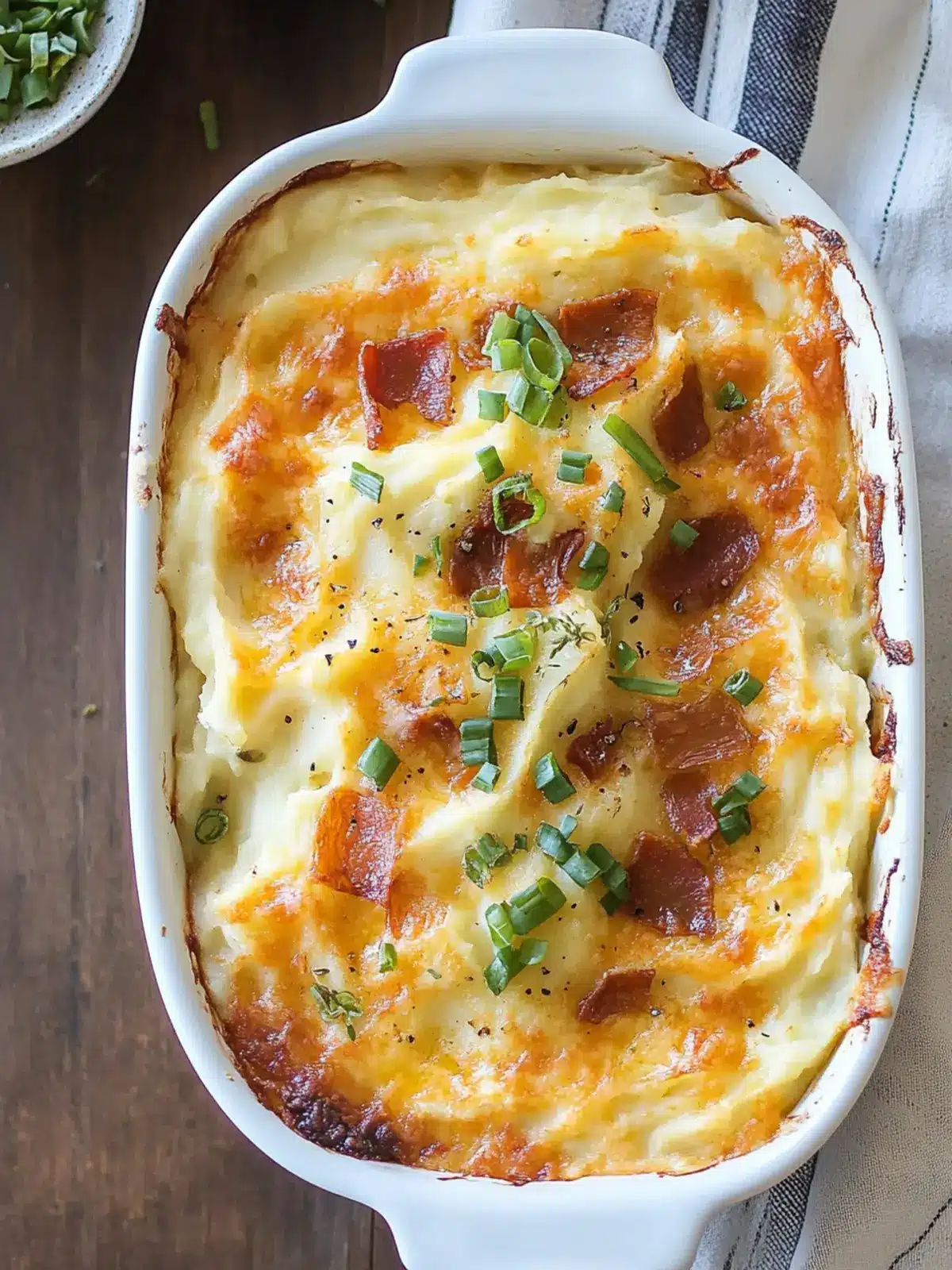 Mouthwatering Cheesy Mashed Potato Casserole Everyone Loves 3 Cheesy Mashed Potato Casserole