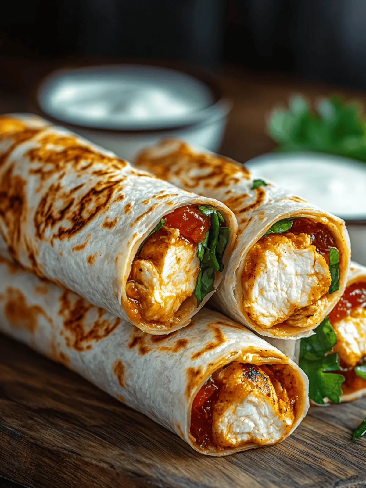 Crispy Air Fryer Chicken & Mozzarella Wraps for Quick Dinner Bliss 2 Crispy Air Fryer Chicken & Mozzarella Wraps