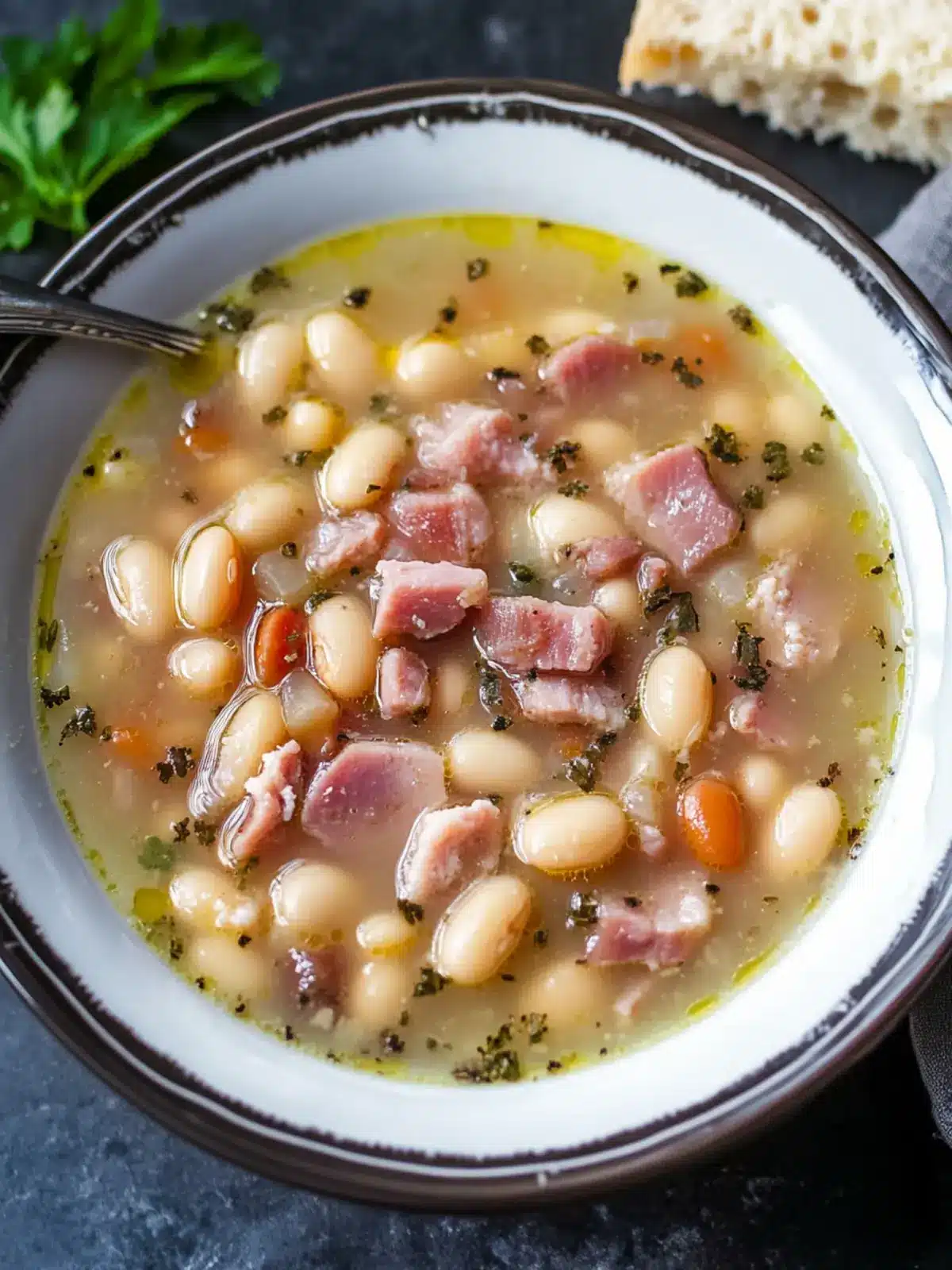 Hearty Ham and Bean Soup: Comfort Food at Its Best 2 Ham and Bean Soup