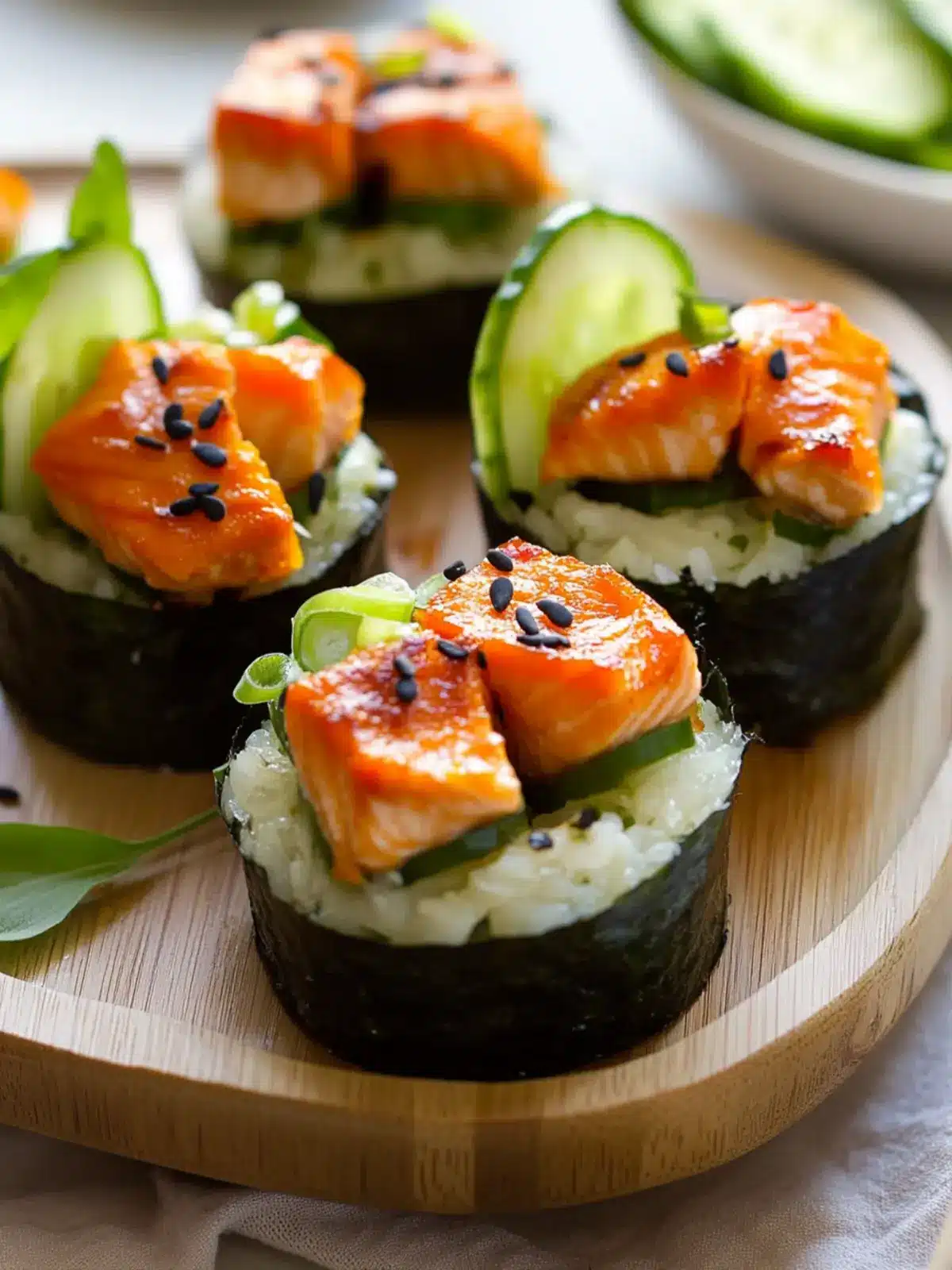 Baked Salmon Sushi Bake Cups: A Fun Twist on Sushi Night! 4 Baked Salmon Sushi Bake Cups