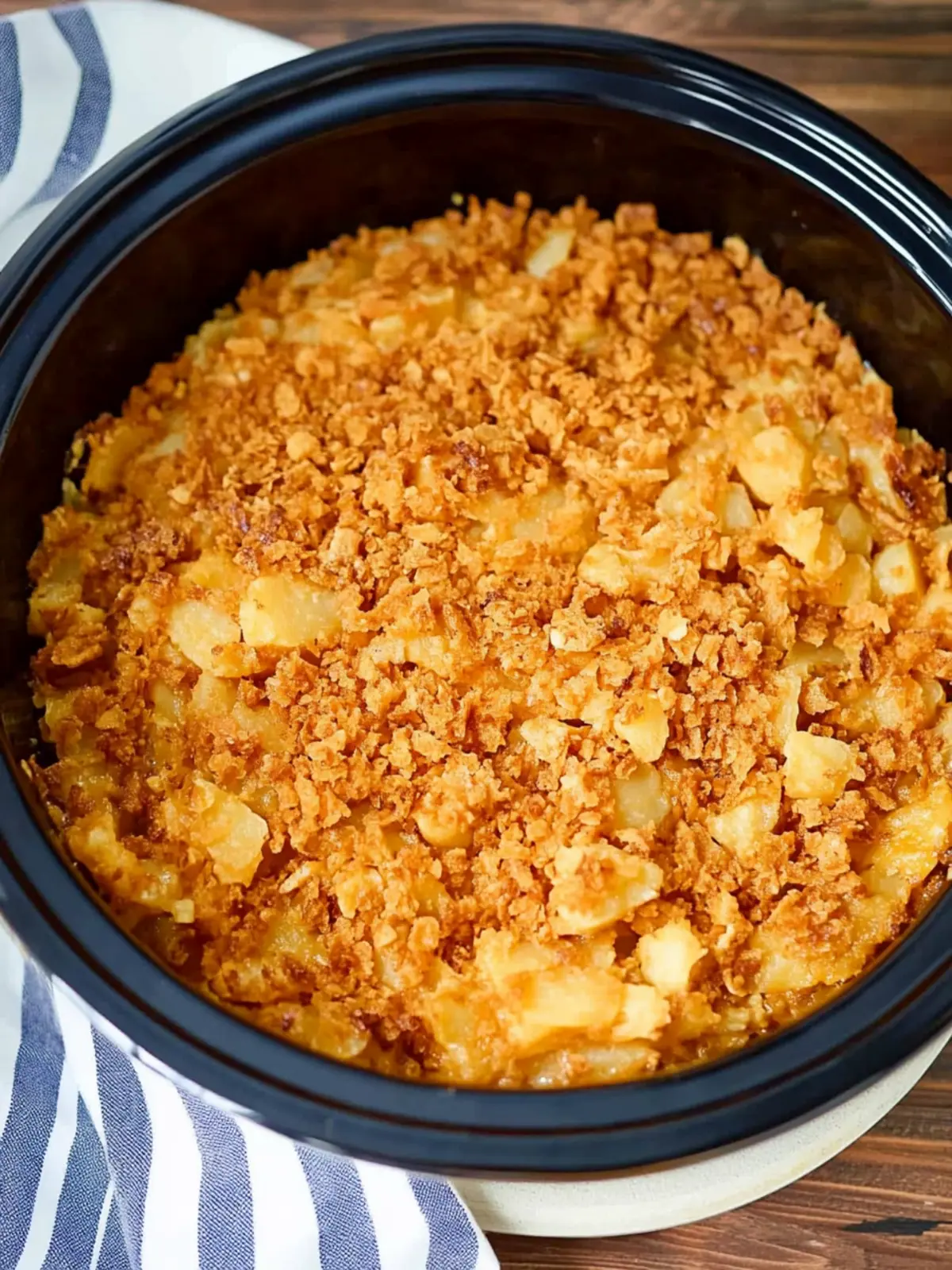 Irresistible Slow Cooker Funeral Potatoes Cheesy Hash Brown Casserole 4 Slow Cooker Funeral Potatoes (Cheesy Hash Brown Casserole)