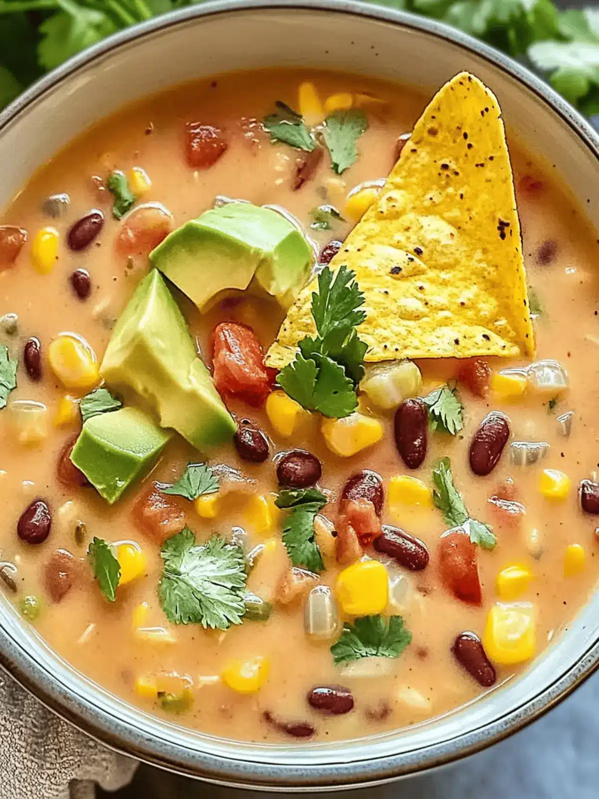 Crockpot Vegetarian Tortilla Soup for Cozy Nights In 2 Crockpot Vegetarian Tortilla Soup