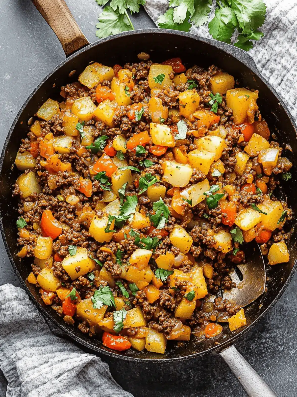 Savory Mexican Ground Beef and Potato Skillet for Family Nights 3 Mexican Ground Beef and Potato Skillet