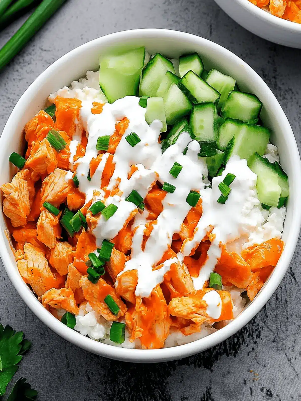 Buffalo Chicken Cottage Cheese Bowl: A Perfect Protein Power-Up 4 Buffalo Chicken Cottage Cheese Bowl