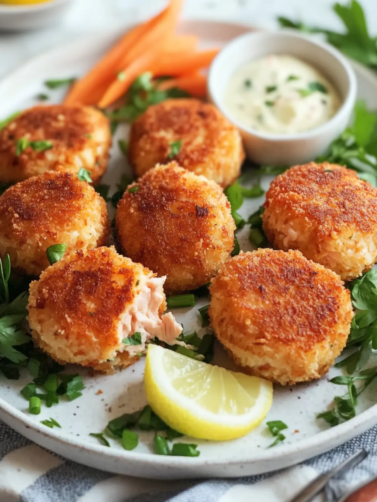 Crispy Salmon Croquettes: A Tasty Twist on Comfort Food 2 Salmon Croquettes