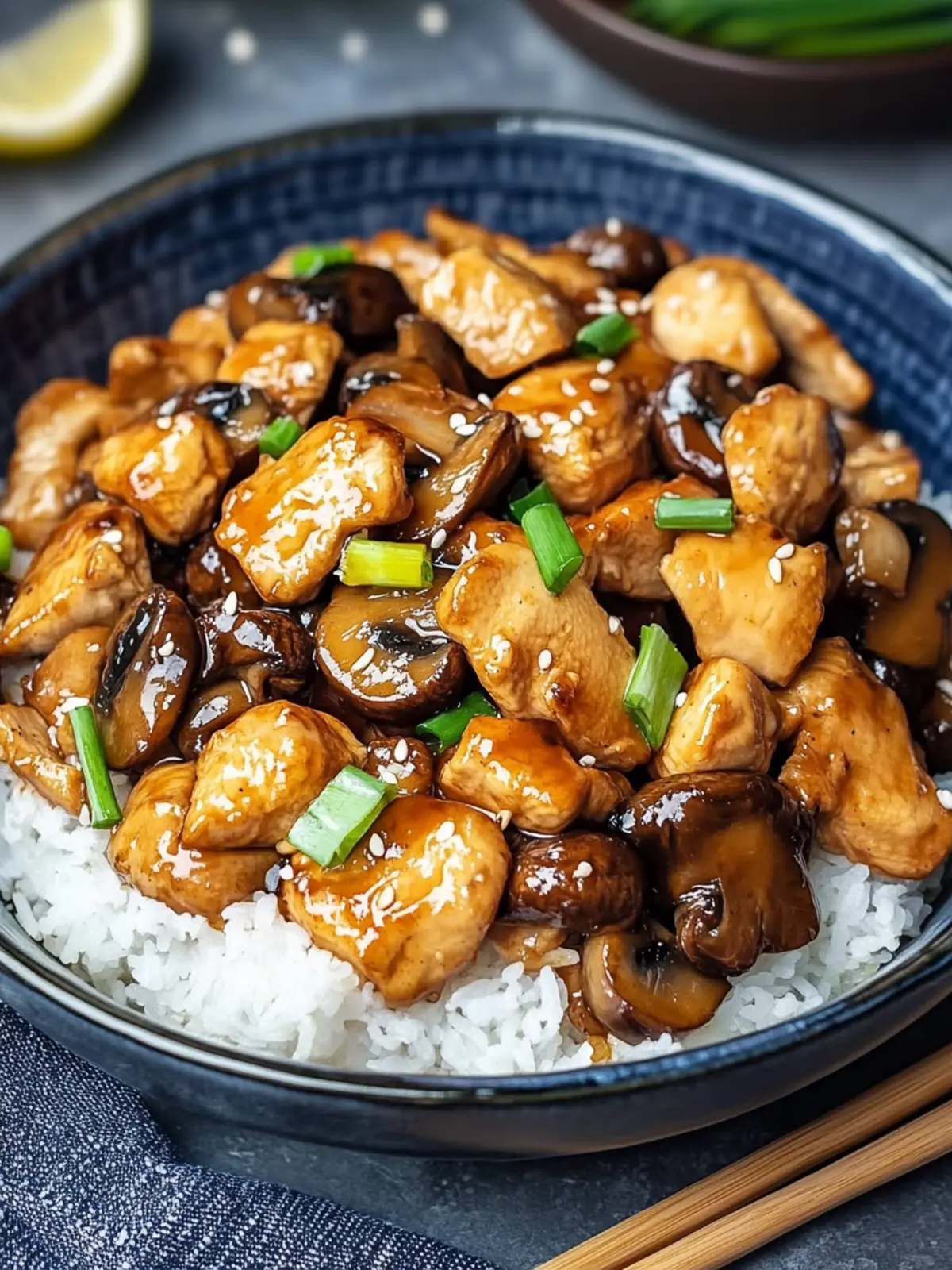 Delicious Chinese Chicken and Mushrooms Stir-Fry Tonight 2 Chinese Chicken and Mushrooms