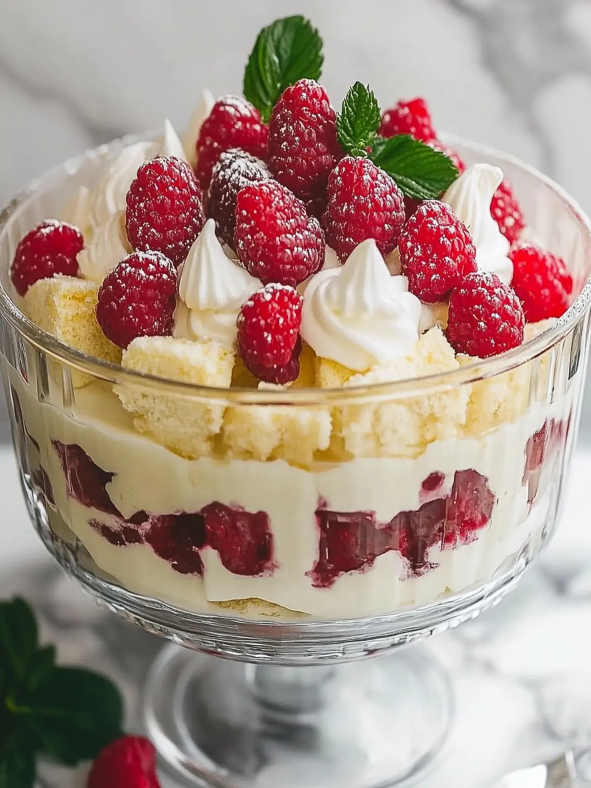 Delicious Raspberry White Chocolate Trifle for Easy Indulgence 3 Raspberry White Chocolate Trifle