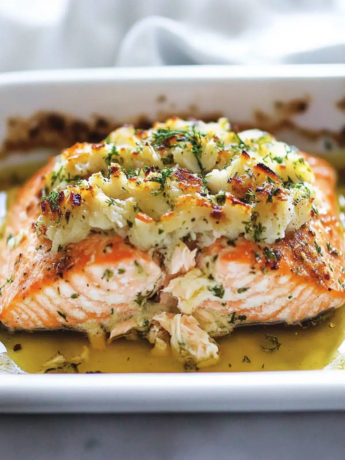 Crab Stuffed Salmon: A Gourmet Dinner in 20 Minutes! 2 Crab Stuffed Salmon