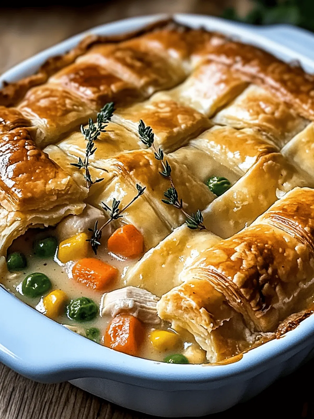 Savor the Comfort of Easy Chicken Pot Pie Casserole Tonight 4 Easy Chicken Pot Pie Casserole