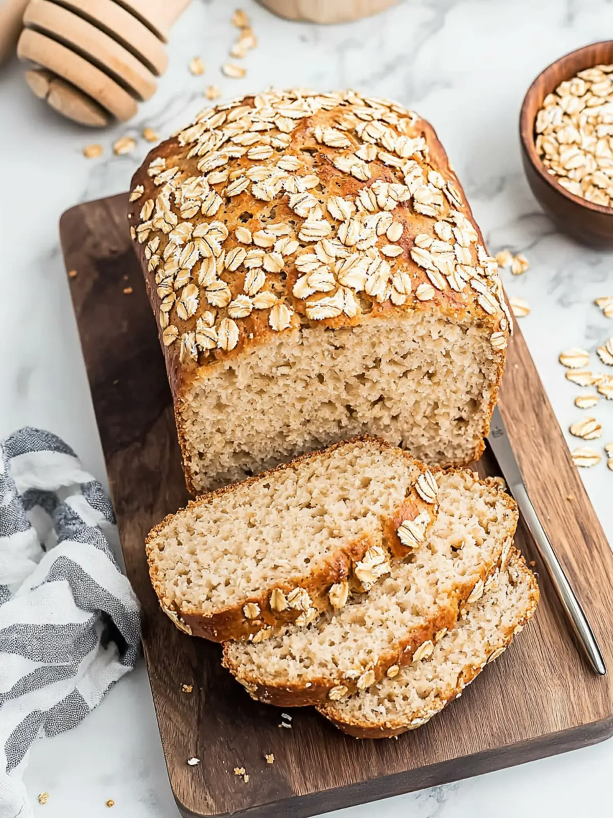Deliciously Soft Honey Oat Bread for Cozy Evenings 2 Honey Oat Bread