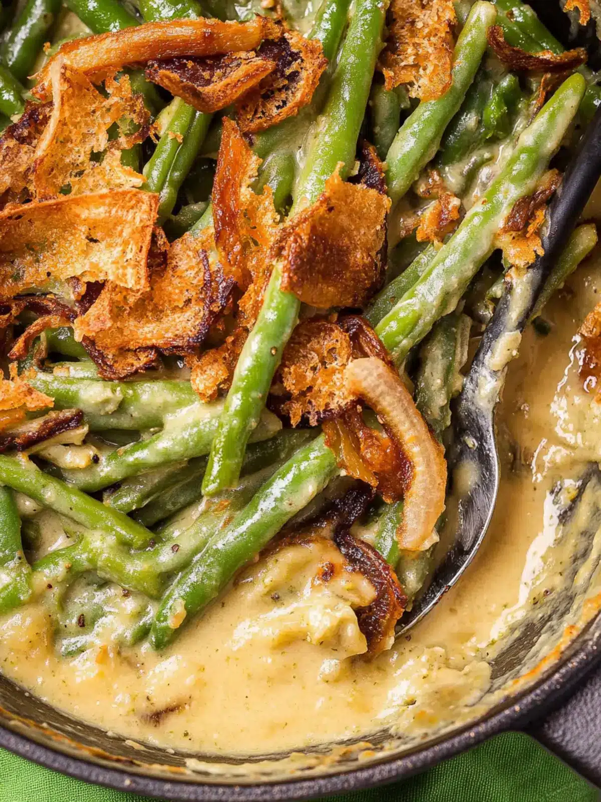 Savor the Flavor: Homemade Green Bean Casserole Recipe 2 Homemade Green Bean Casserole