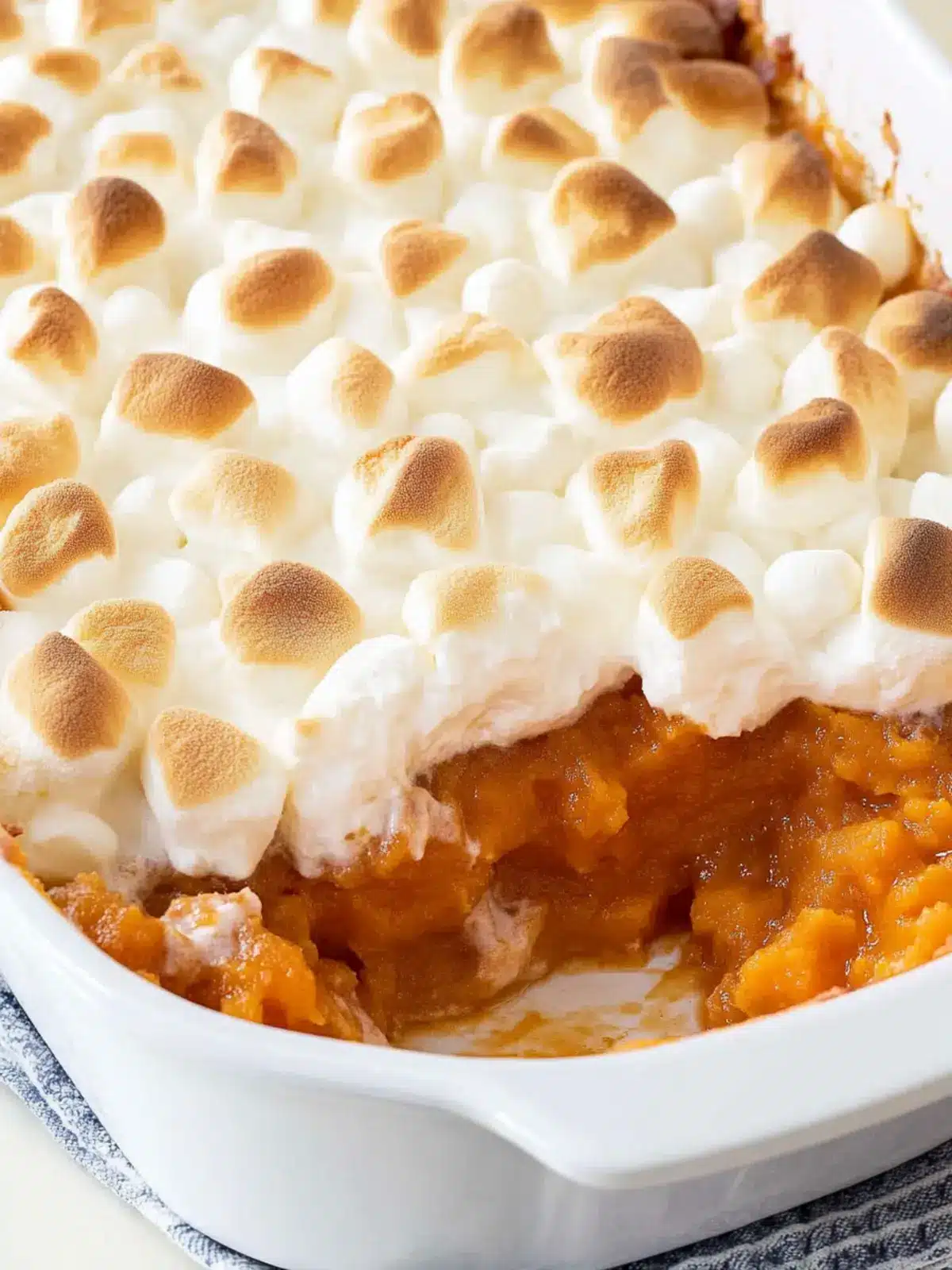 Heavenly Sweet Potato Casserole with Marshmallows Delight 2 Sweet Potato Casserole with Marshmallows
