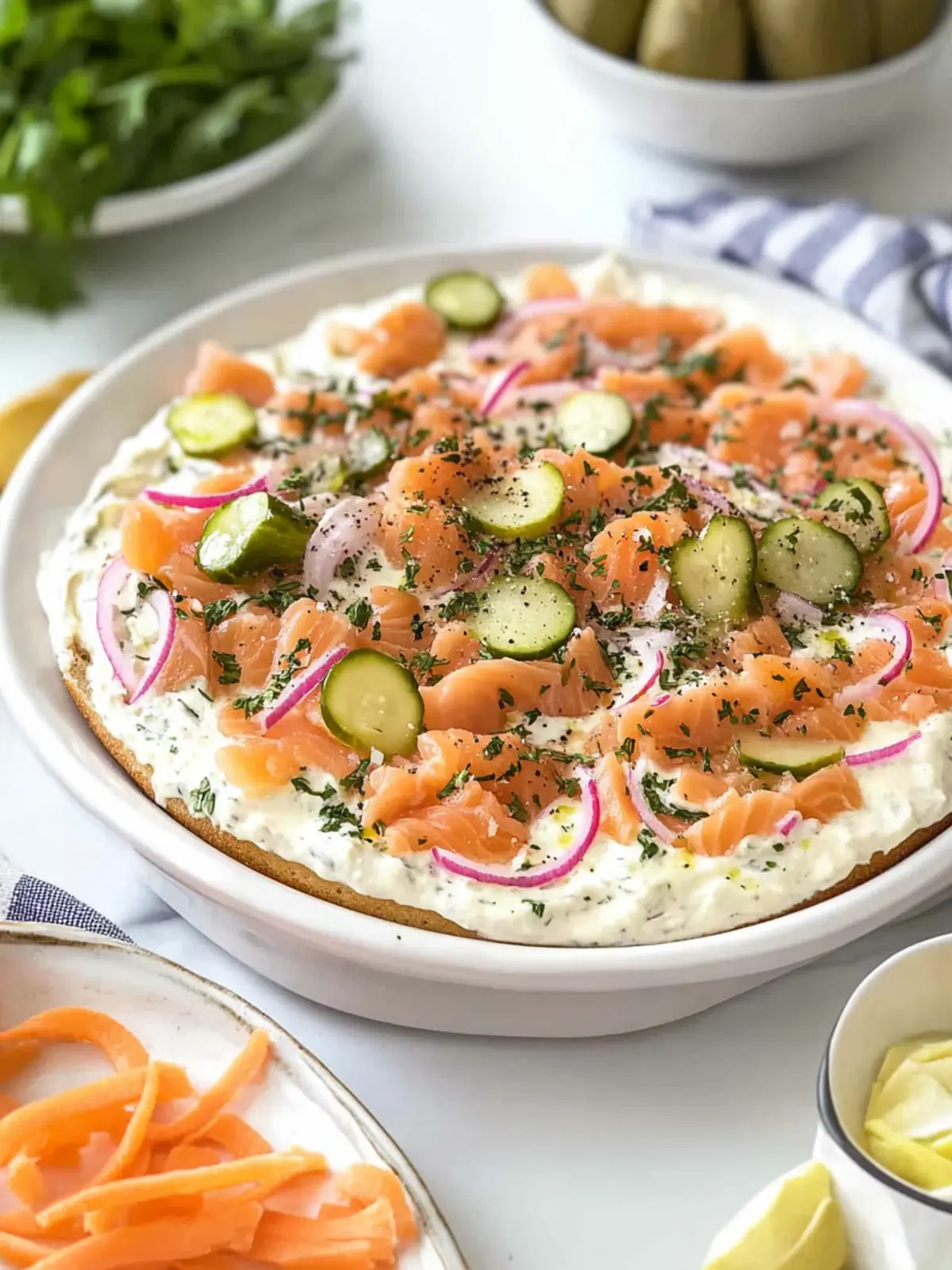 Smoked Salmon Bagel Dip That Elevates Your Brunch Game 4 Smoked Salmon Bagel Dip