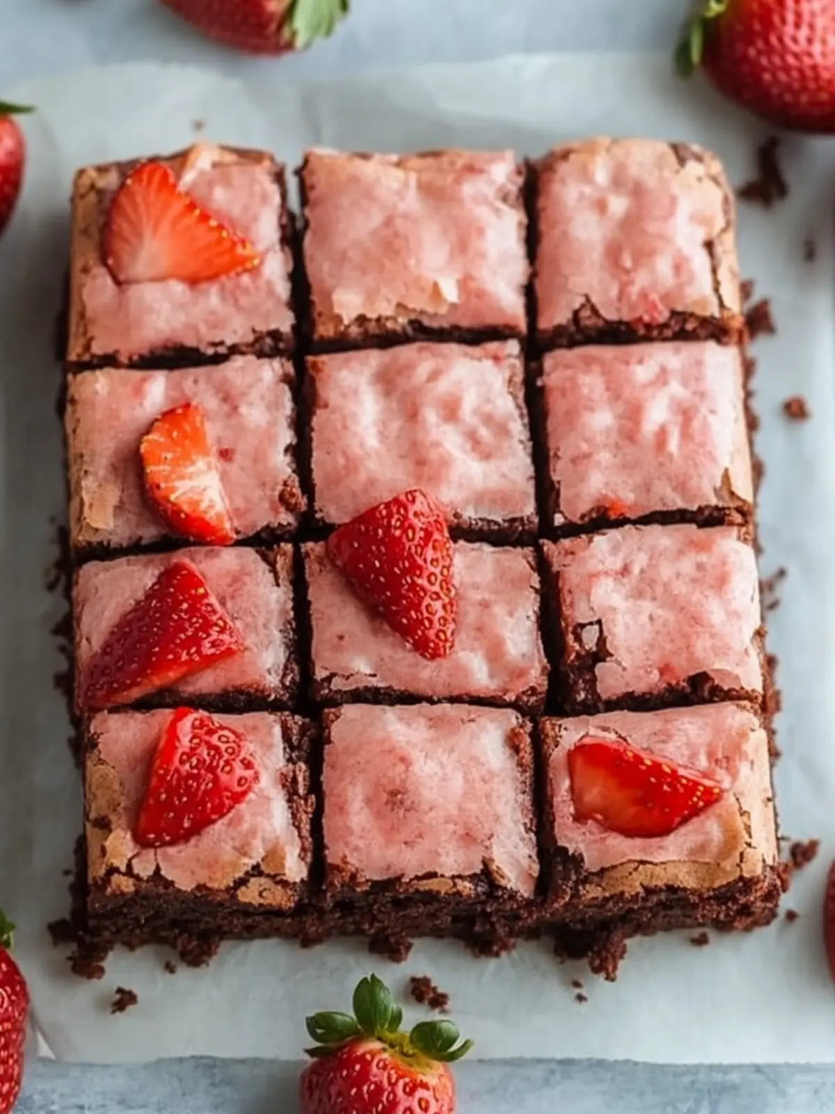 Irresistibly Chewy Strawberry Brownies for Sweet Moments 4 Strawberry Brownies