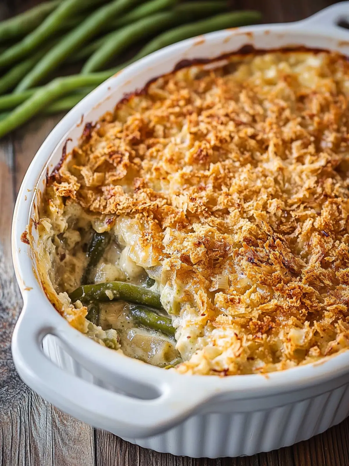 Savory Green Bean Casserole That Steals the Show Every Time 4 Green Bean Casserole