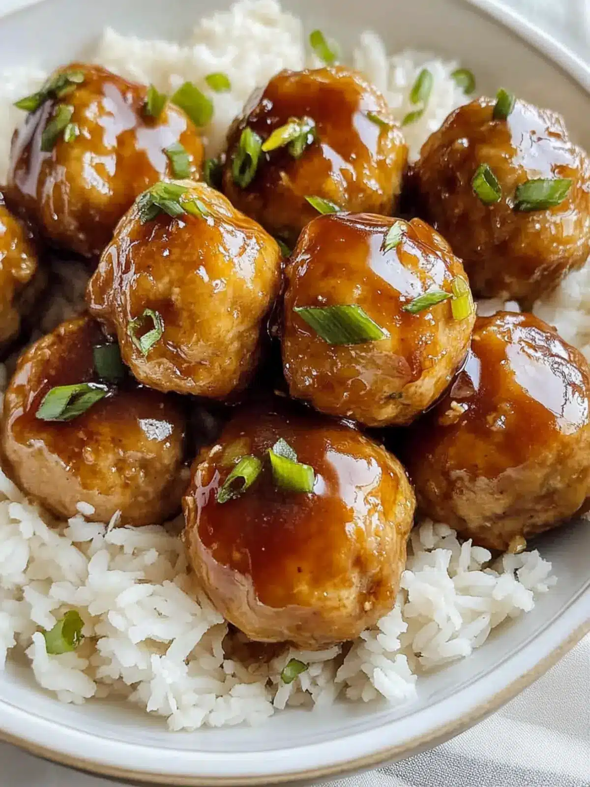 Sweet and Savory Pineapple Teriyaki Chicken Meatballs 4 Pineapple Teriyaki Chicken Meatballs