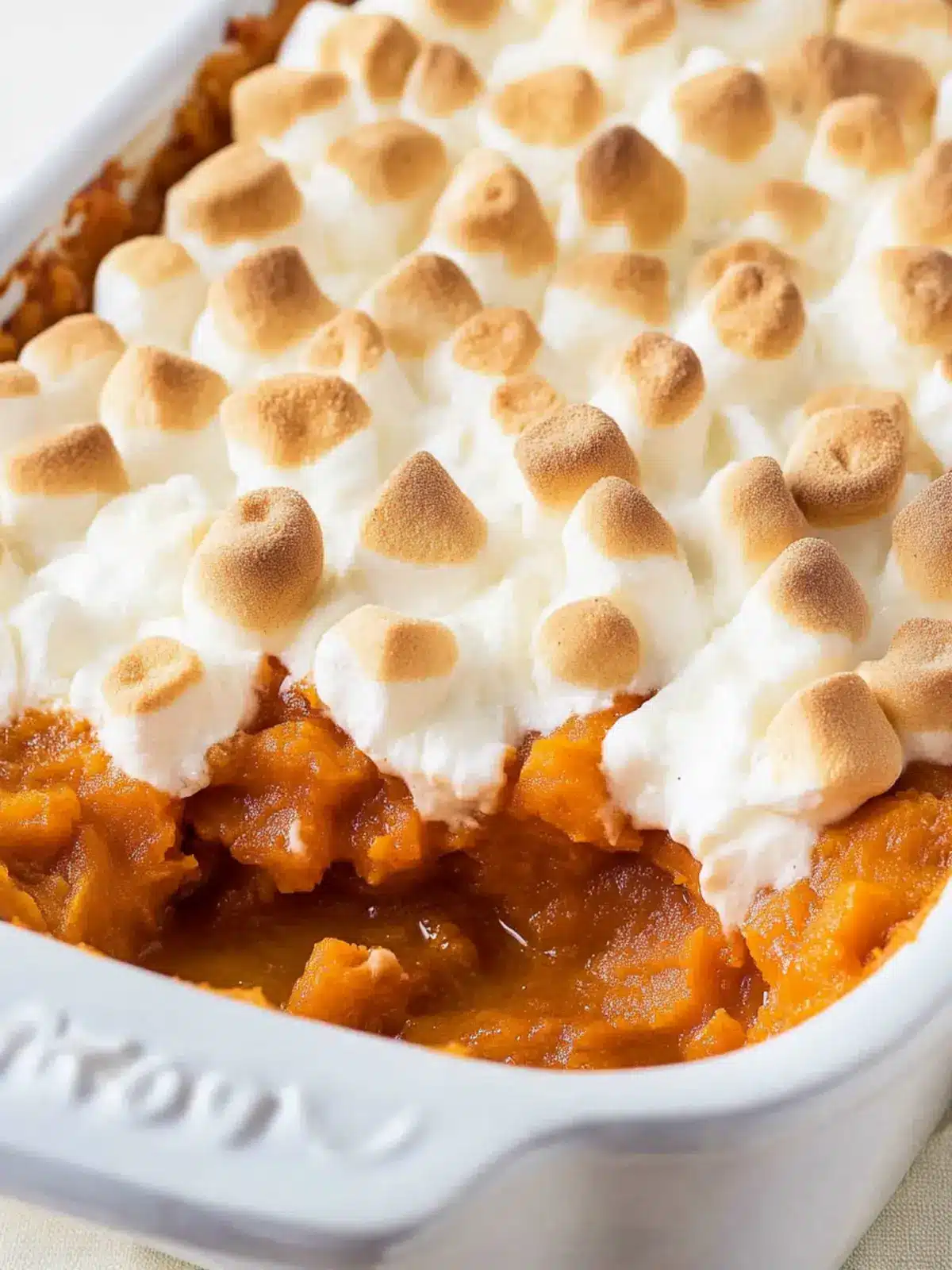 Heavenly Sweet Potato Casserole with Marshmallows Delight 4 Sweet Potato Casserole with Marshmallows
