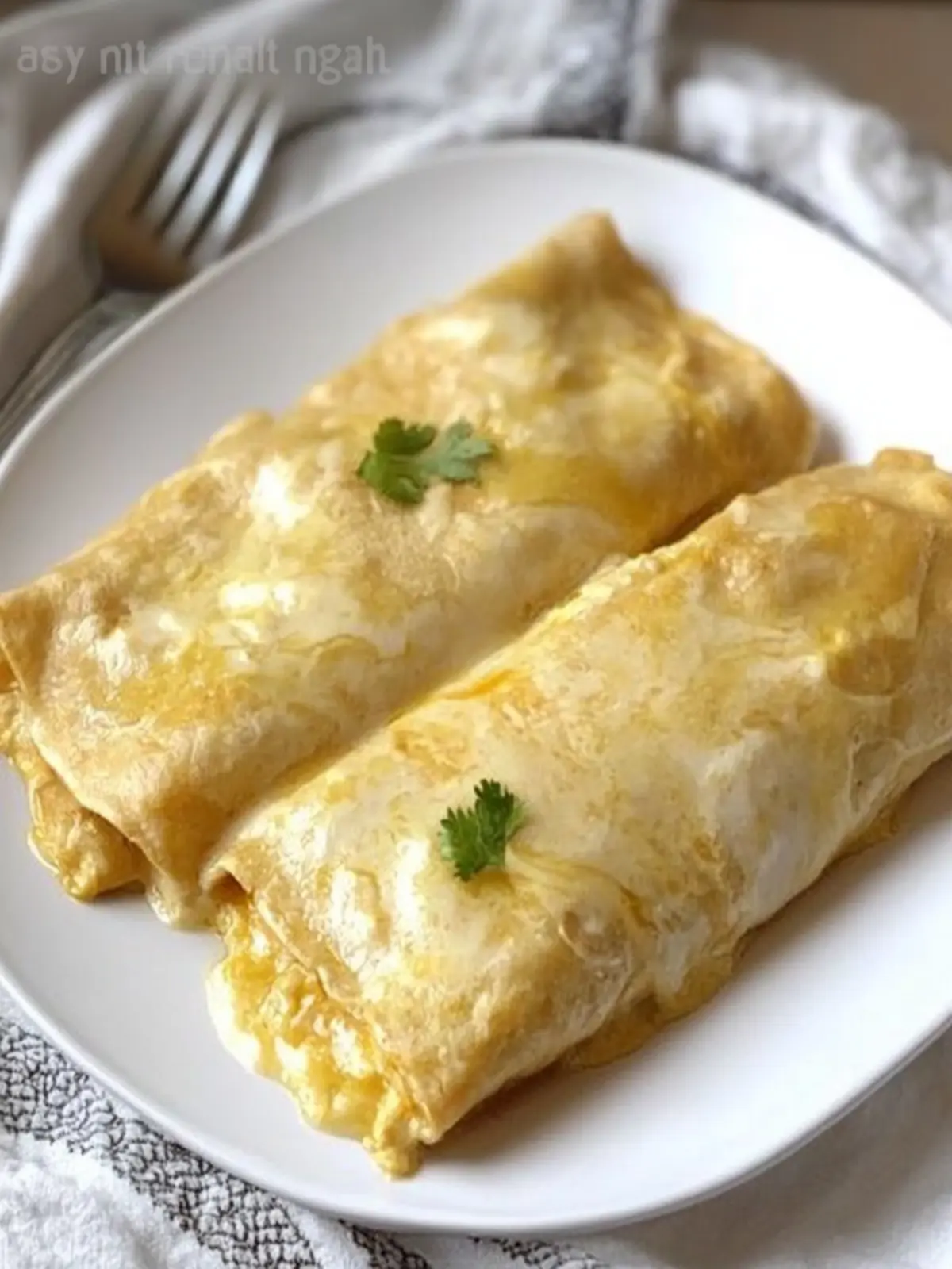Irresistible Easy Creamy White Chicken Enchiladas Recipe 2 Easy Creamy White Chicken Enchiladas