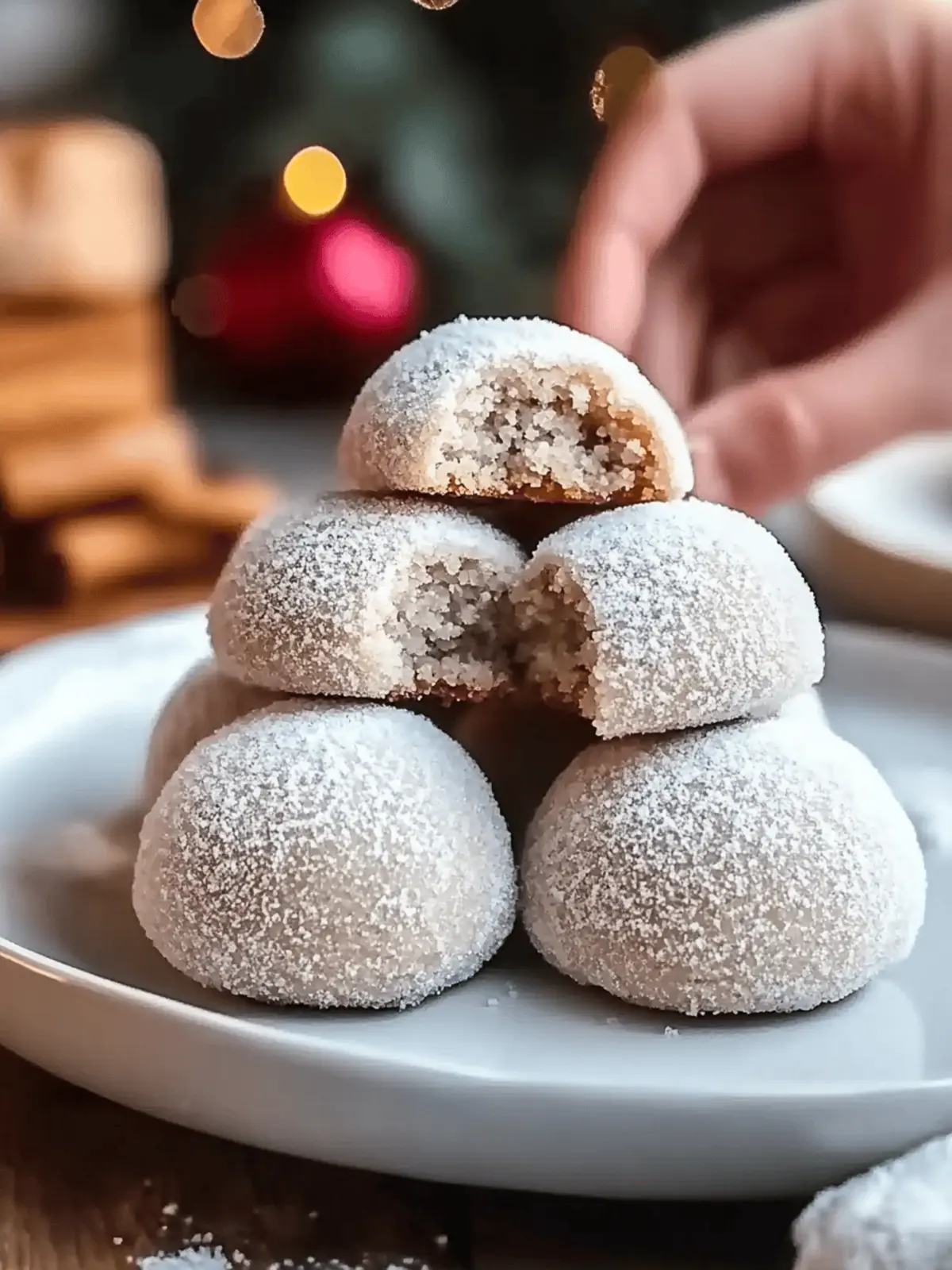 Cinnamon Sugar Snowball Cookies that Melt in Your Mouth 4 Cinnamon Sugar Snowball Cookies
