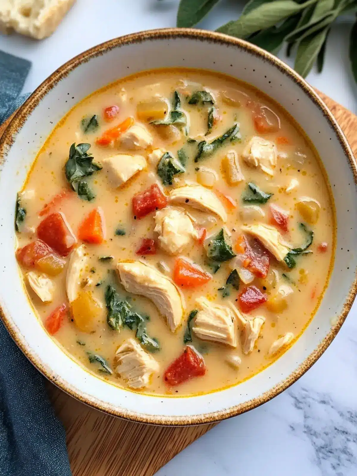 Creamy Marry Me Tuscan Chicken Soup You ll Fall in Love With 4 Creamy Marry Me Tuscan Chicken Soup
