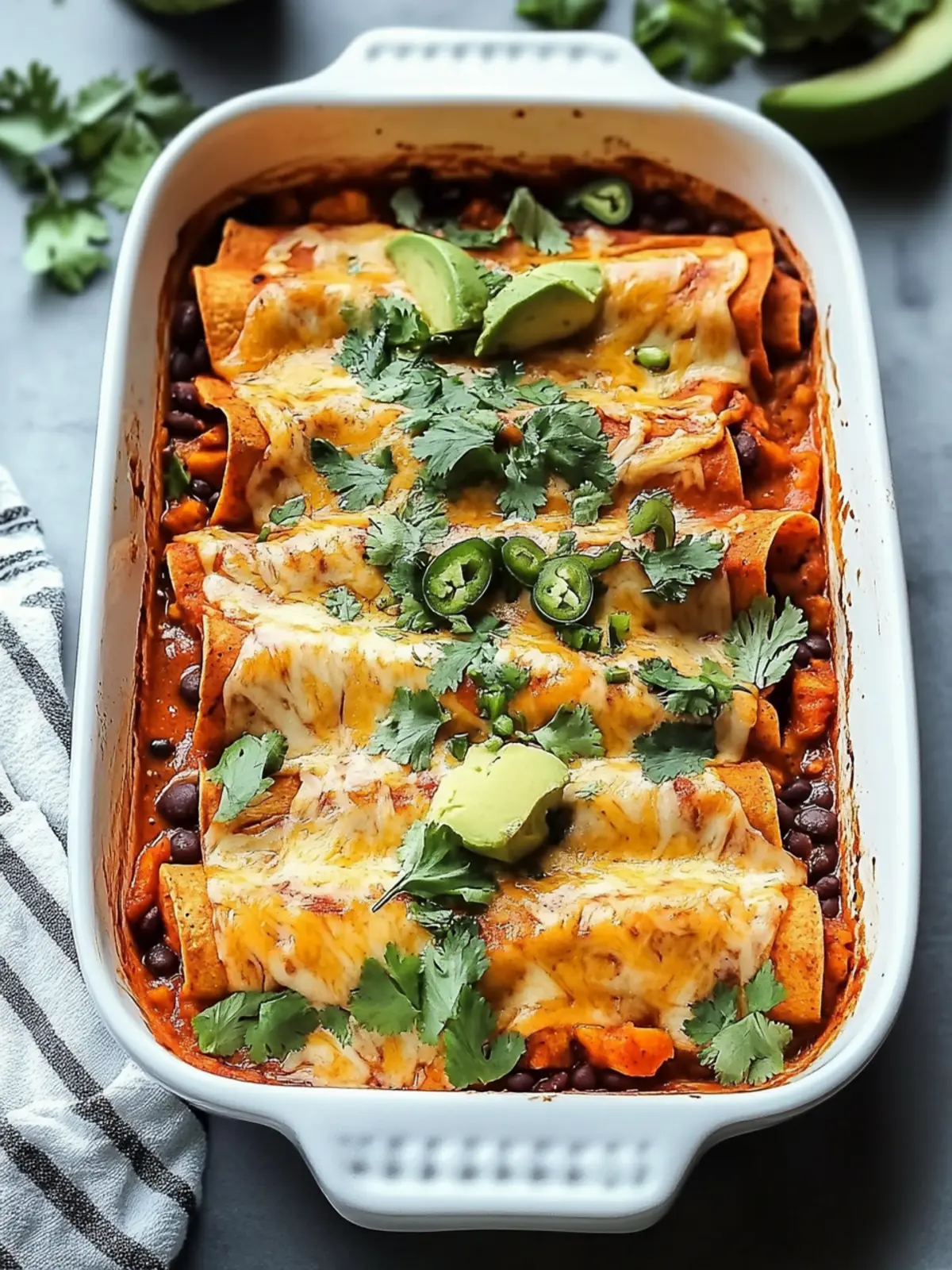 Delicious Black Bean and Sweet Potato Enchiladas to Love 3 Black Bean and Sweet Potato Enchiladas