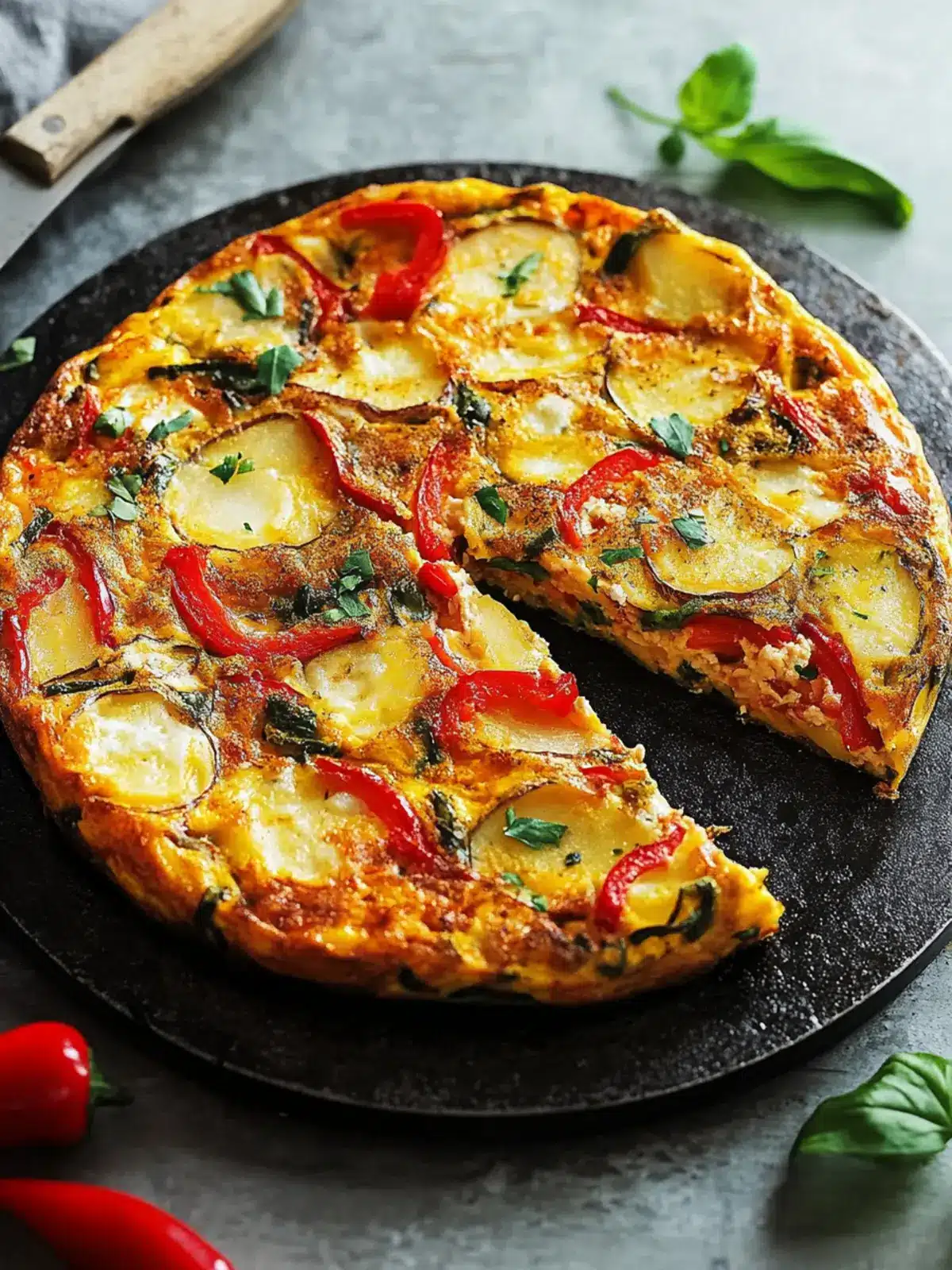 Delicious Potato and Pepper Frittata for a Cozy Brunch 2 Potato and Pepper Frittata