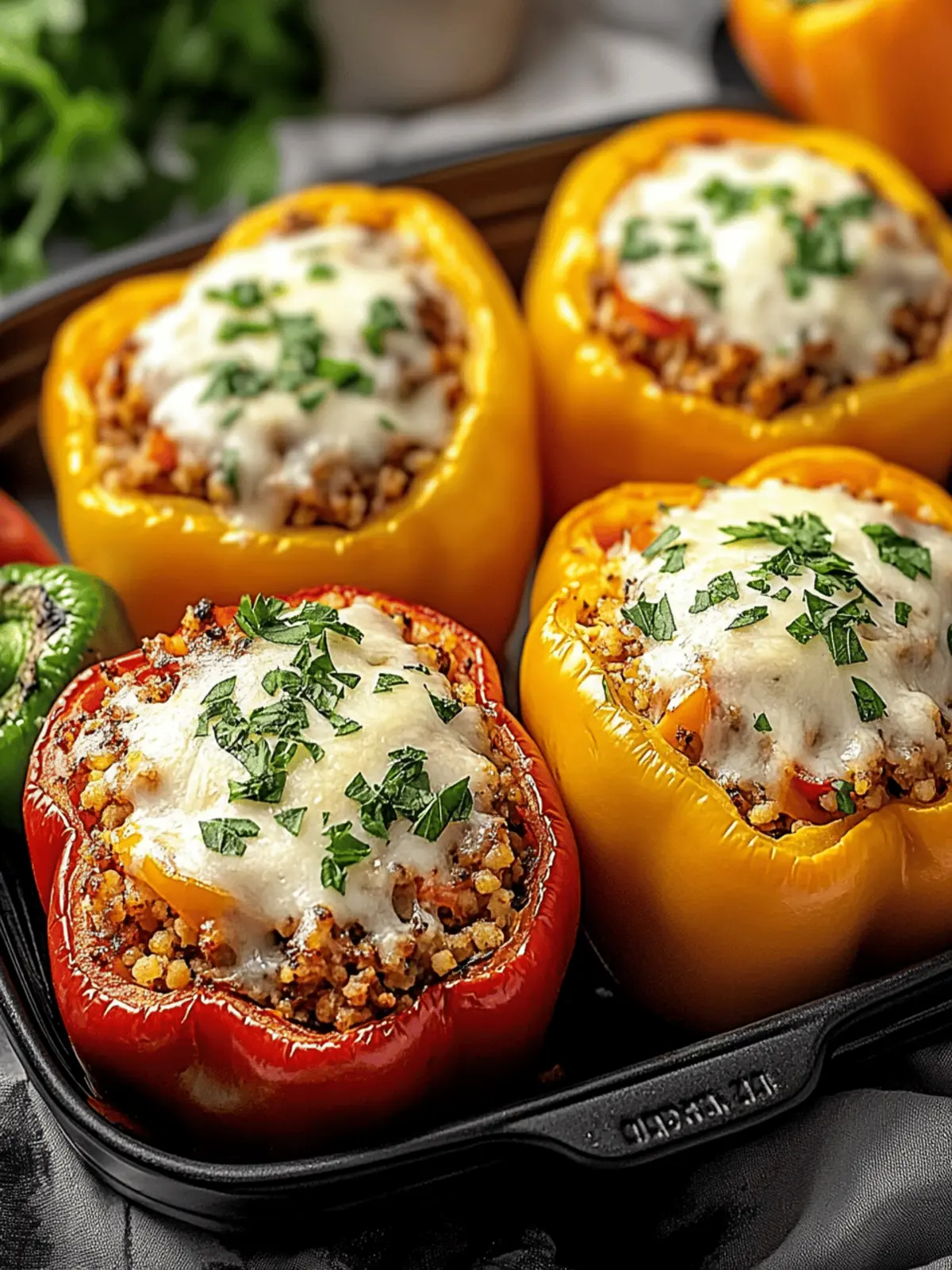 Classic Stuffed Peppers: Quick Comfort Food Delight 4 Classic Stuffed Peppers