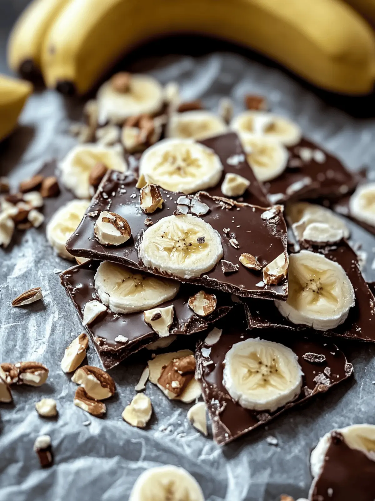 Banana & Nutella Frozen Yogurt Bark: Your New Craving Delight 4 Banana & Nutella Frozen Yogurt Bark