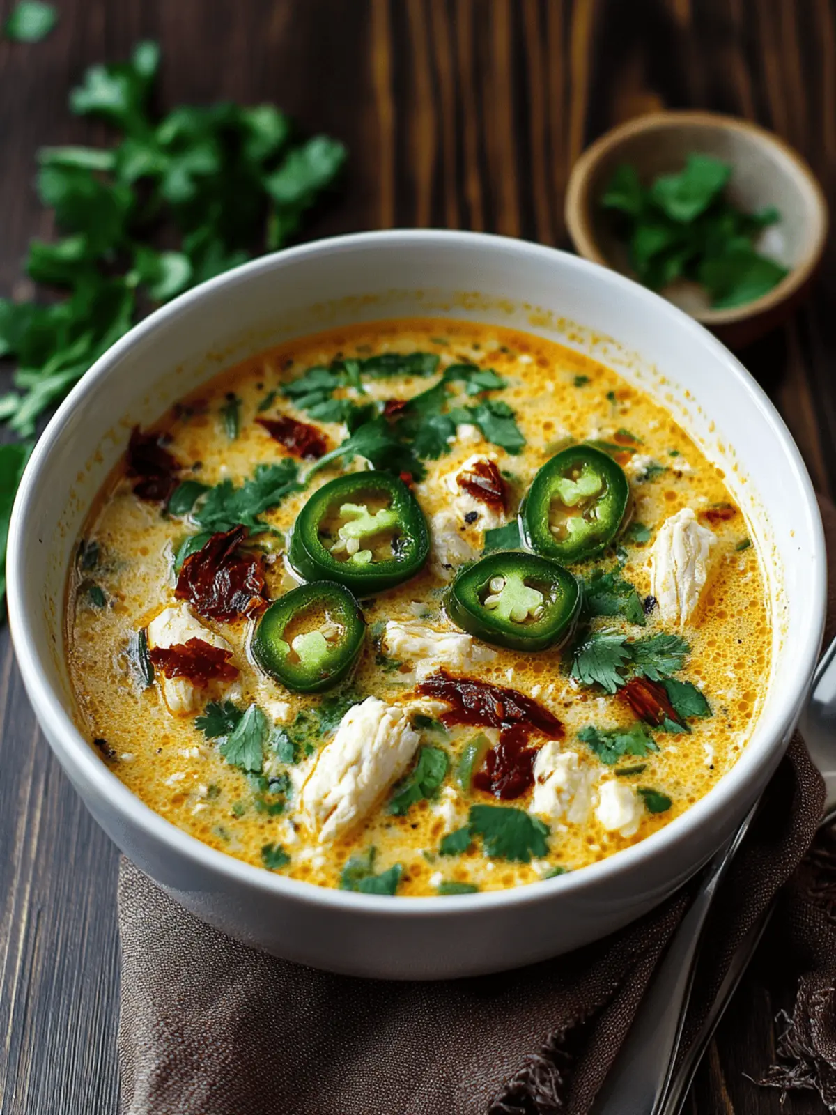 Creamy Spicy Jalape o Popper Chicken Soup for Ultimate Comfort 2 Spicy Jalape o Popper Chicken Soup