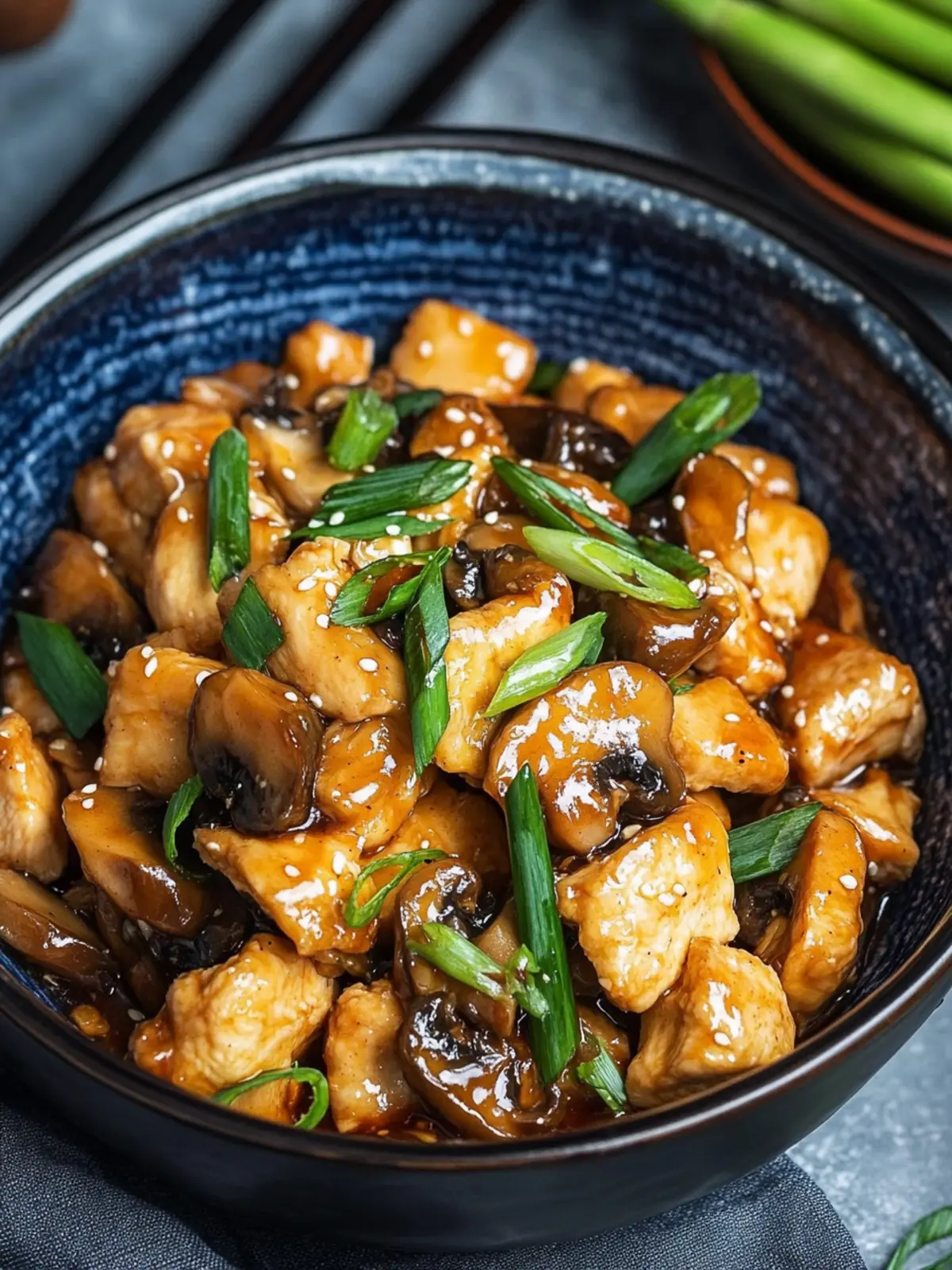 Delicious Chinese Chicken and Mushrooms Stir-Fry Tonight 4 Chinese Chicken and Mushrooms