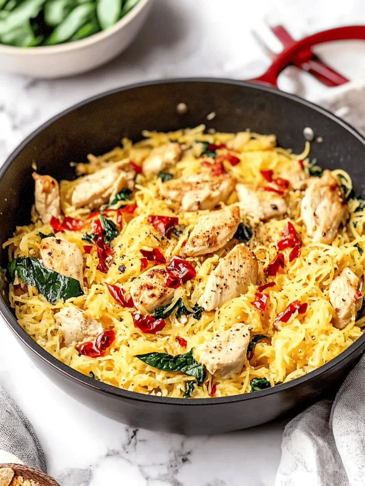 Creamy Tuscan Chicken and Spaghetti Squash for Cozy Nights 4 Tuscan Chicken and Spaghetti Squash