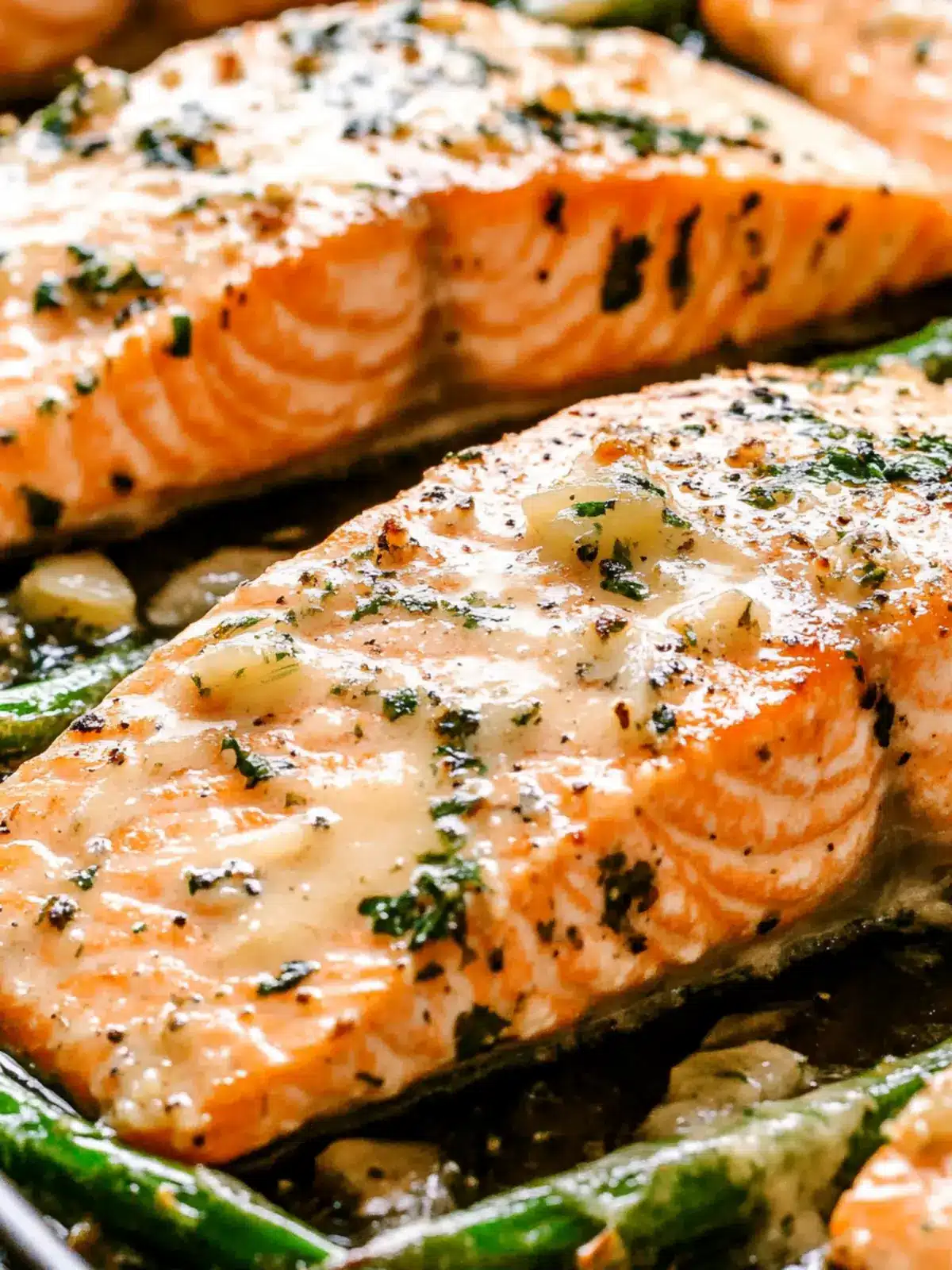 Garlic Butter Baked Salmon Recipe with Fresh Veggies Bliss 4 Garlic Butter Baked Salmon Recipe