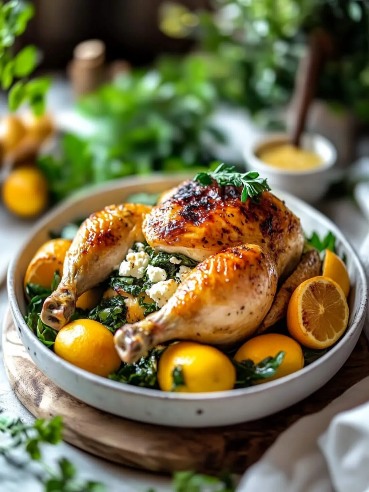 Delicious Stuffed Easter Chicken with Spinach and Feta Delight 4 Stuffed Easter Chicken with Spinach and Feta