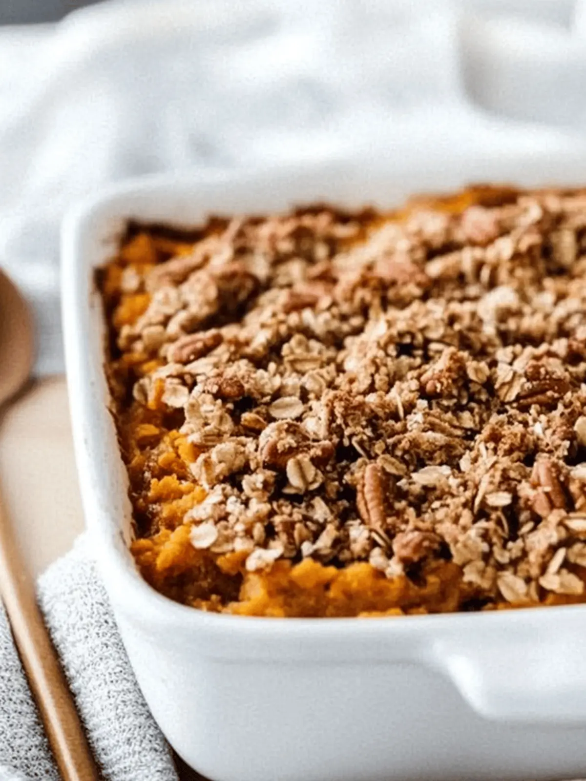 Healthy Sweet Potato Casserole with Pecan Oat Streusel Delight 4 Healthy Sweet Potato Casserole with Pecan Oat Streusel