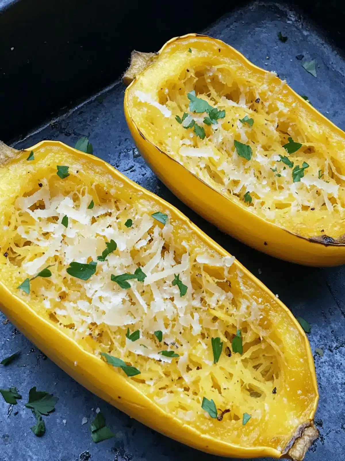 Baked Spaghetti Squash: A Delicious Low-Carb Delight 2 Baked Spaghetti Squash