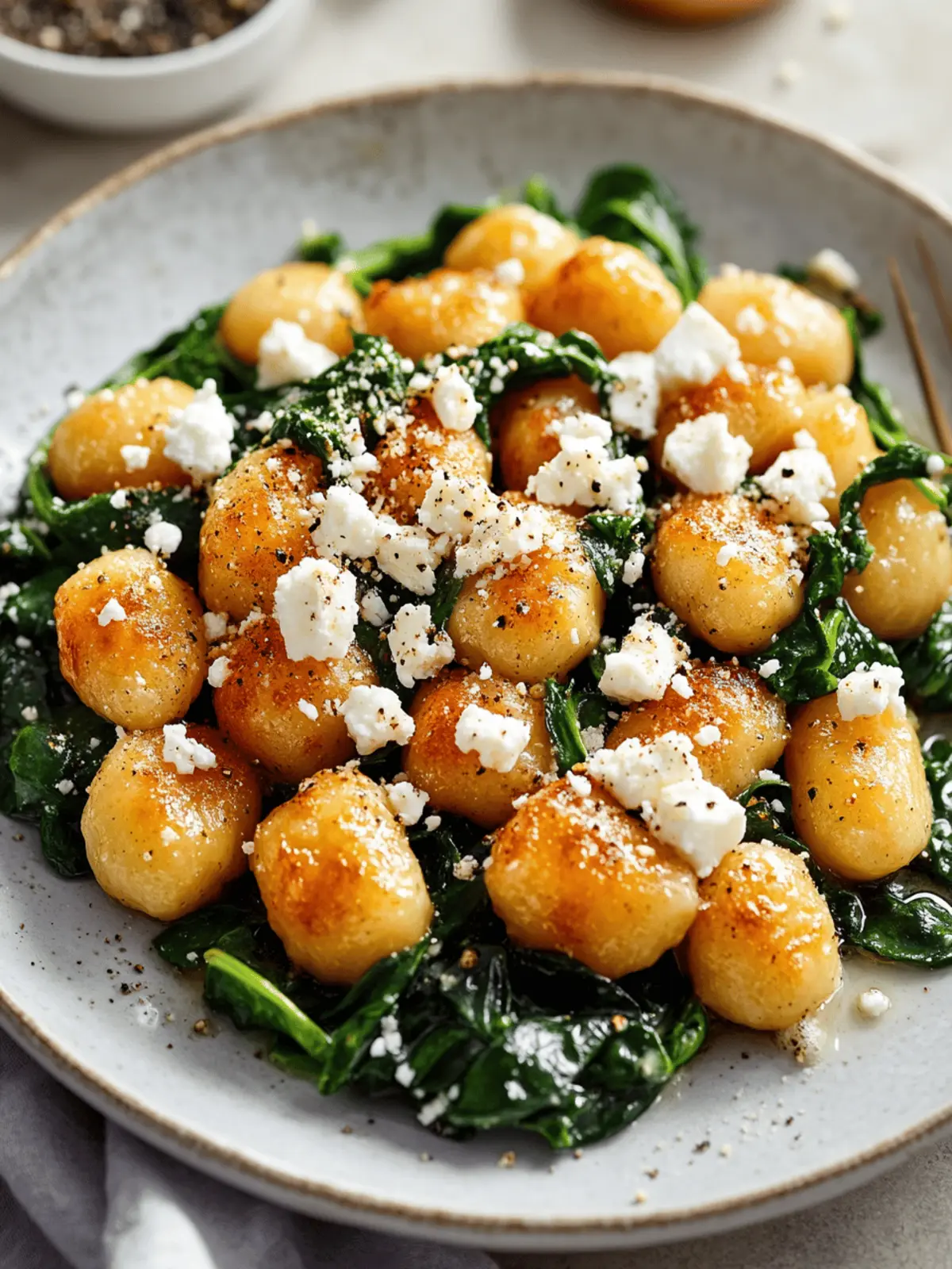 Crispy Gnocchi With Spinach And Feta for Cozy Weeknight Dinners 4 Crispy Gnocchi With Spinach And Feta