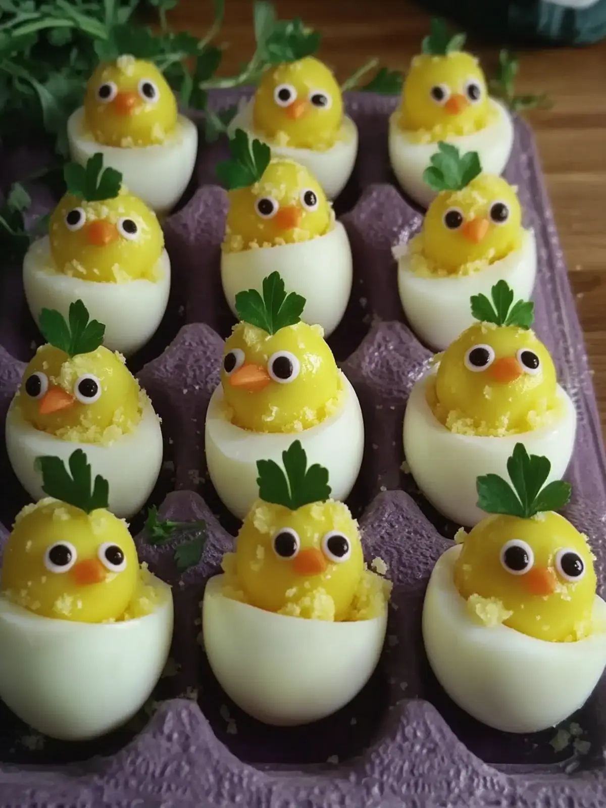 Deviled Egg Chicks: Fun and Festive Bite-Sized Treats 2 Deviled Egg Chicks