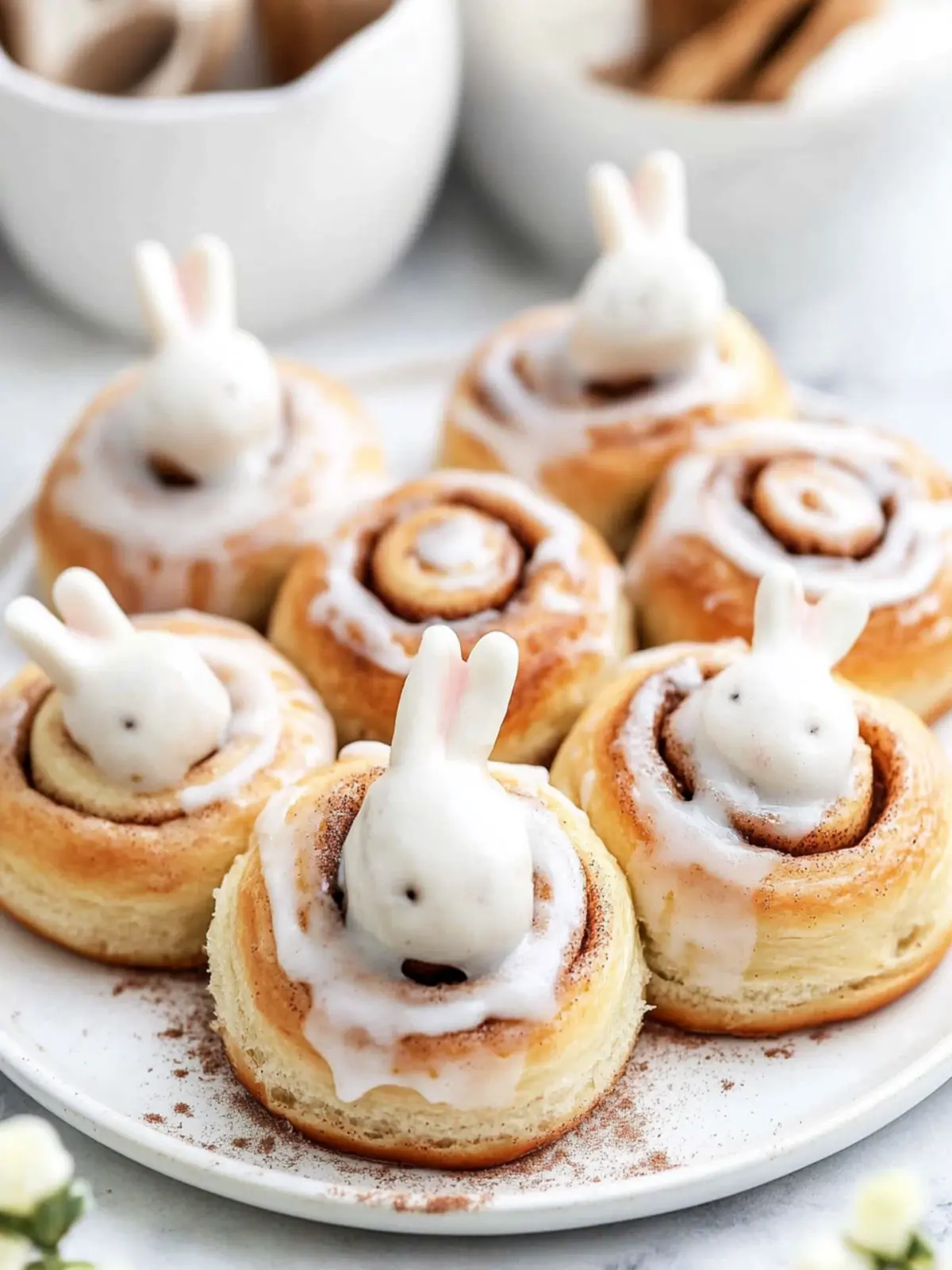 Delicious Bunny Cinnamon Rolls That Will Brighten Your Day 4 Bunny Cinnamon Rolls