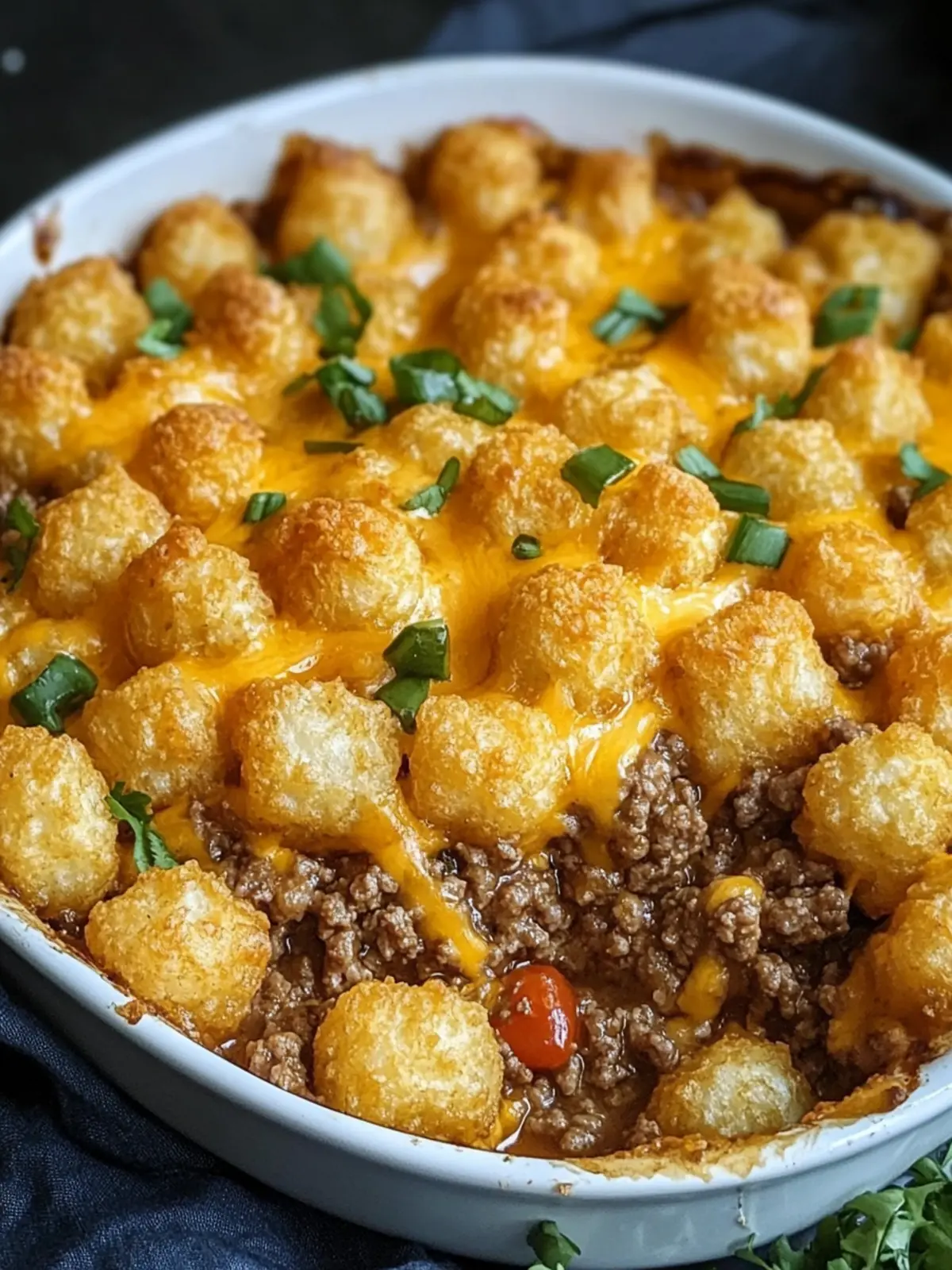 Delicious Tater Tot Casserole with Ground Beef Your Family Will Love 2 Tater Tot Casserole with Ground Beef