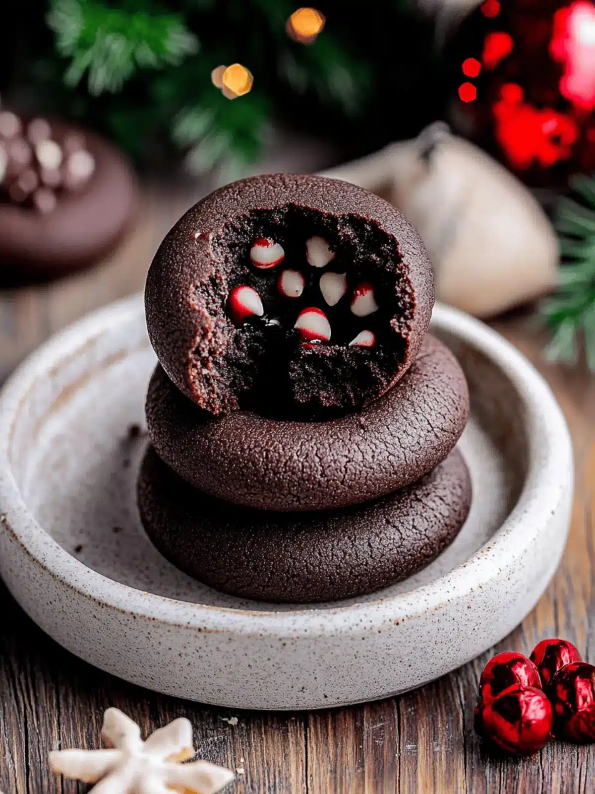 Decadent Chocolate Thumbprint Cookies for Holiday Joy 2 Chocolate Thumbprint Cookies