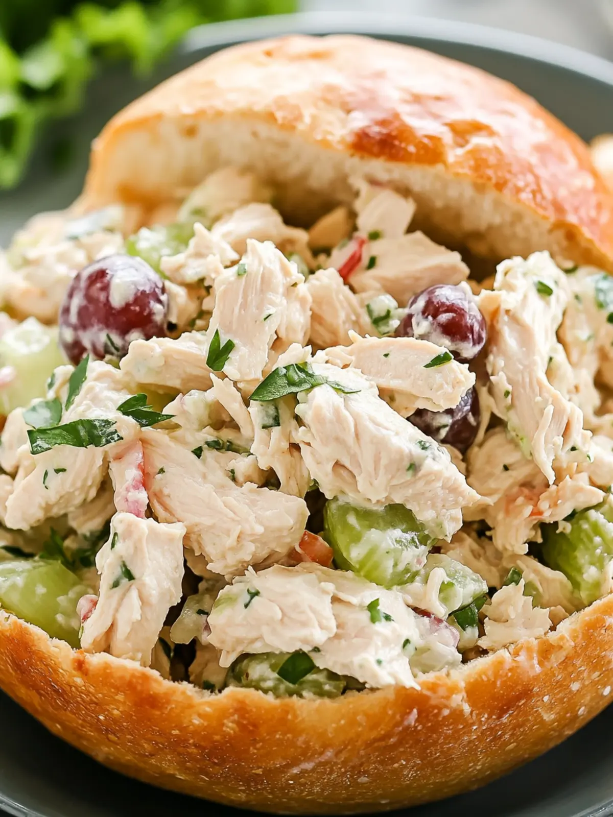 Creamy Crock Pot Chicken Salad with Cranberries Awaits You 2 Crock Pot Chicken Salad