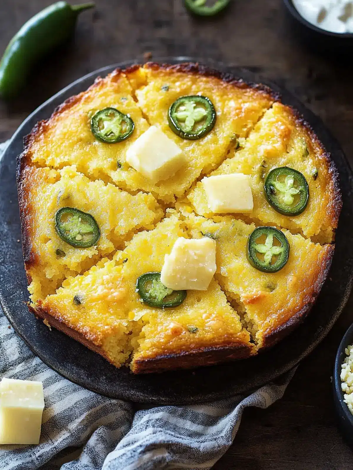 Savory Jalapeno Cheddar Cornbread for Ultimate Comfort Food 3 Jalapeno Cheddar Cornbread